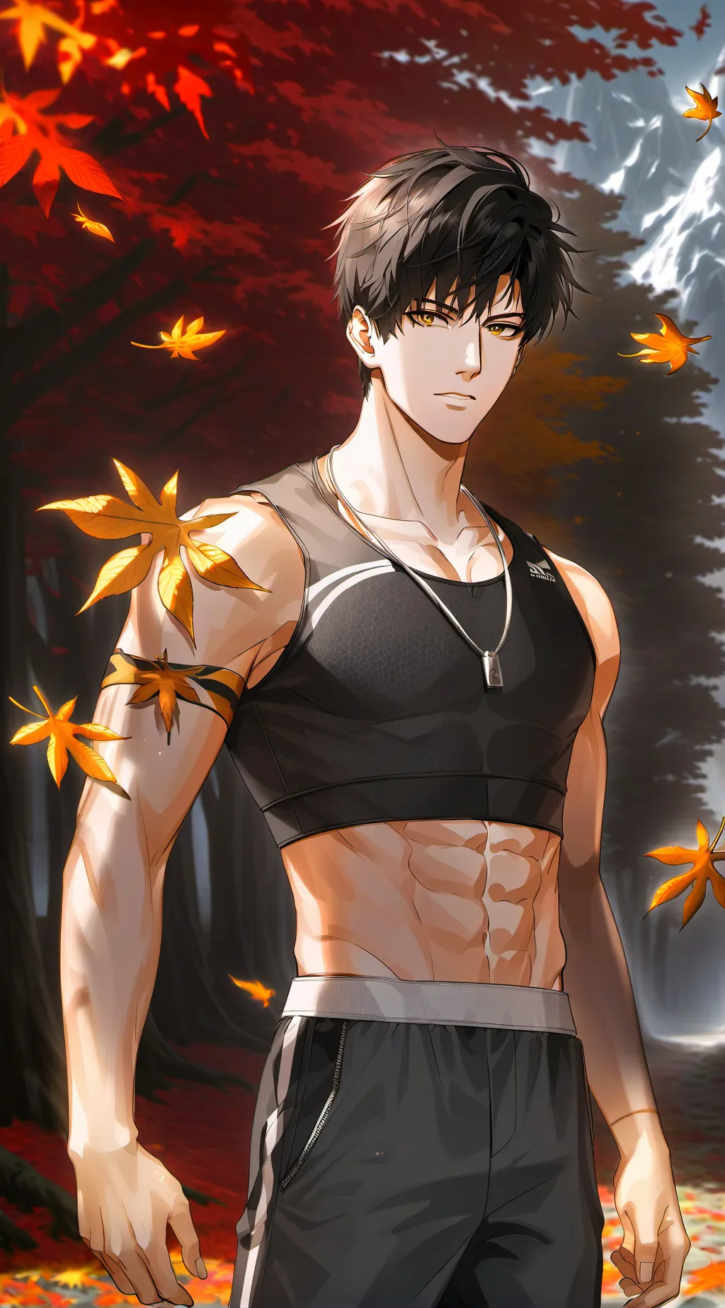 ai character: Alpha Denis  background