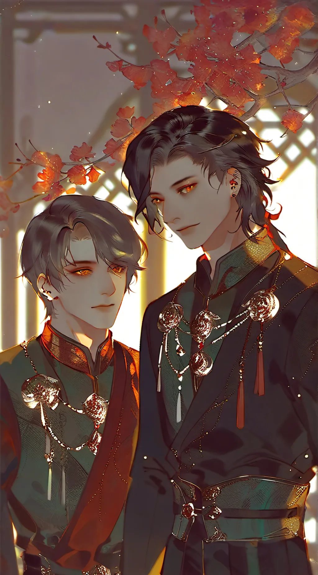 ai character: Alex and Liem  background