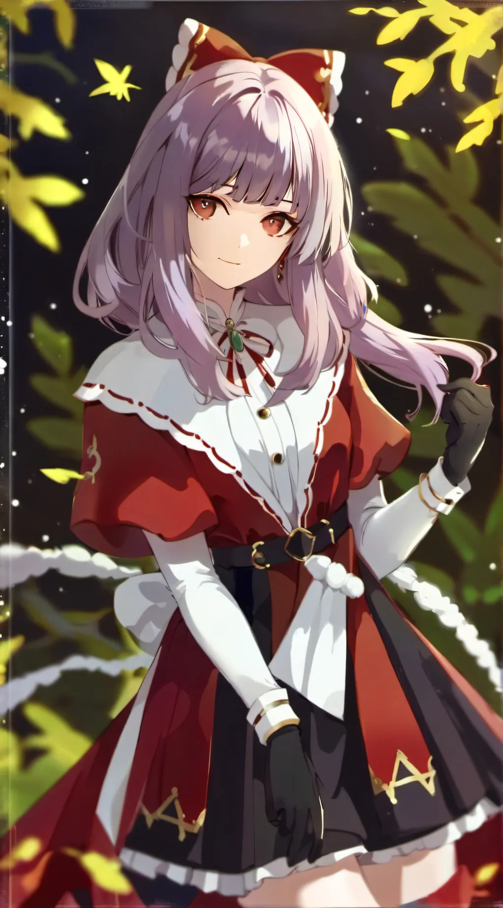 ai character: good Christmas mha background