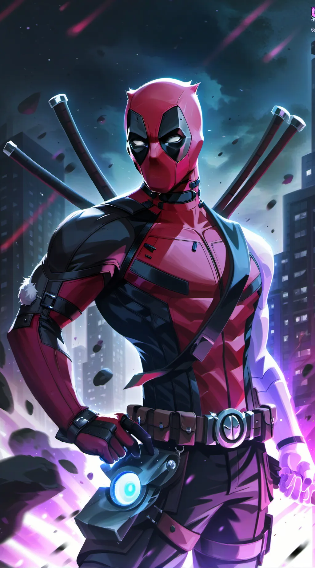 ai character: Deadpool  background