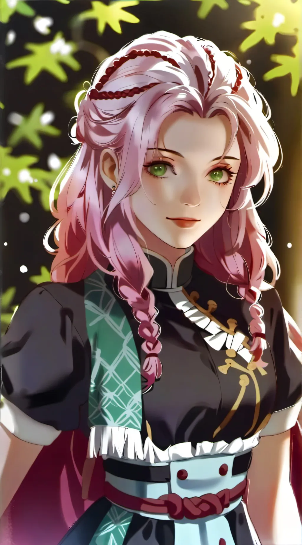 ai character: mitsuri x Obanai background