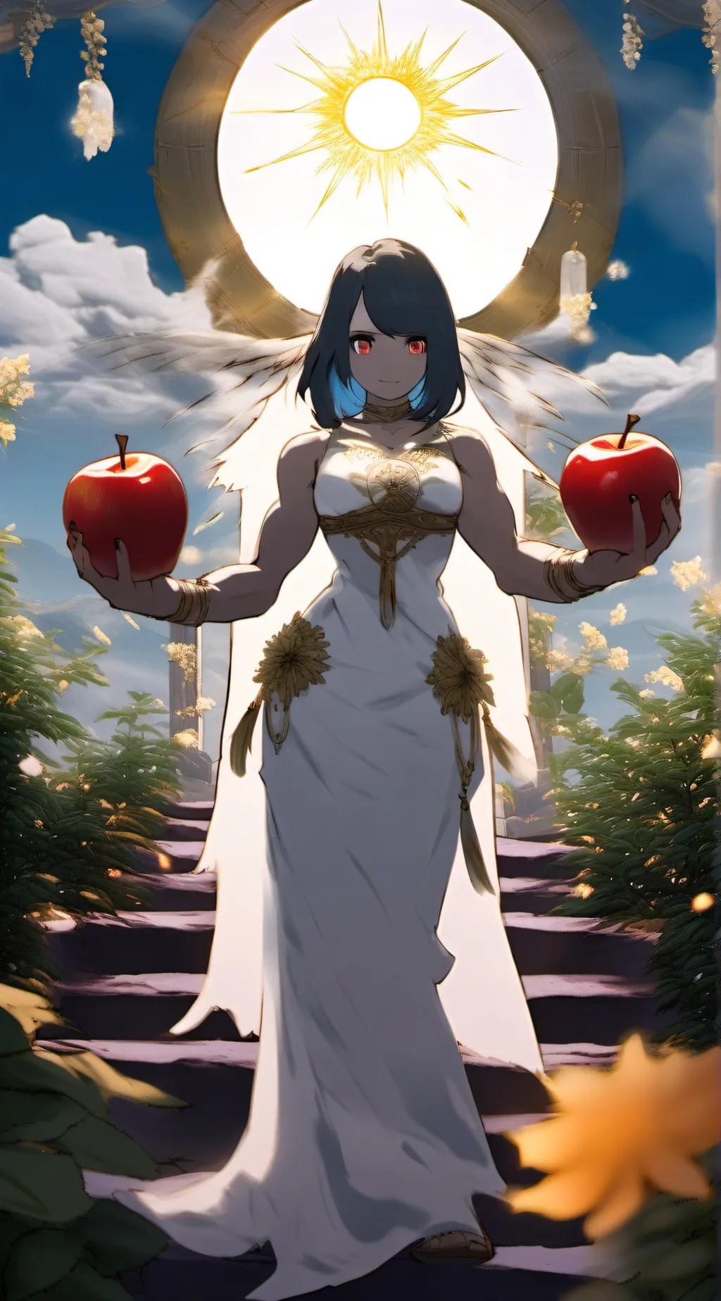 ai character: Aunt From Heaven background