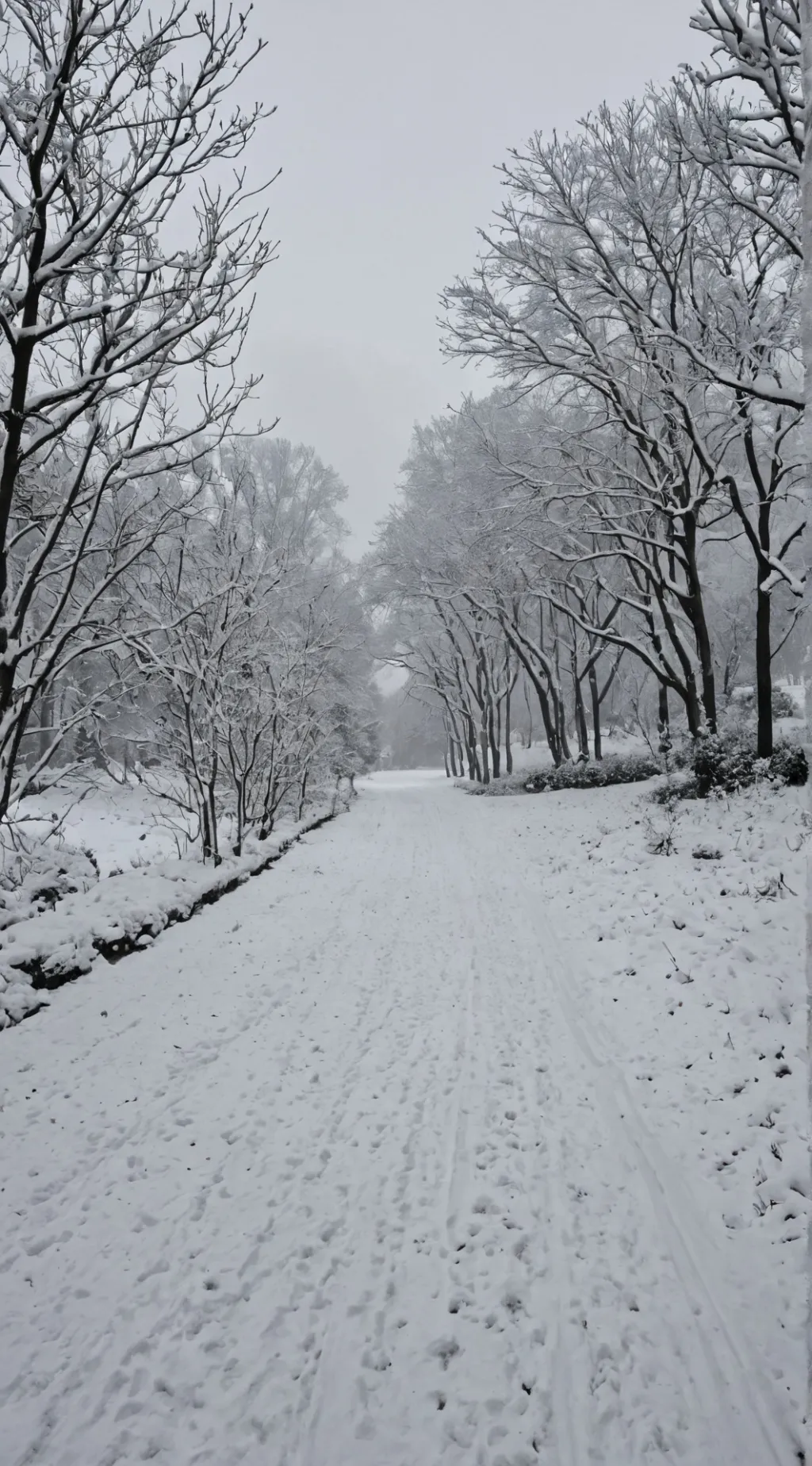 ai character: snow background