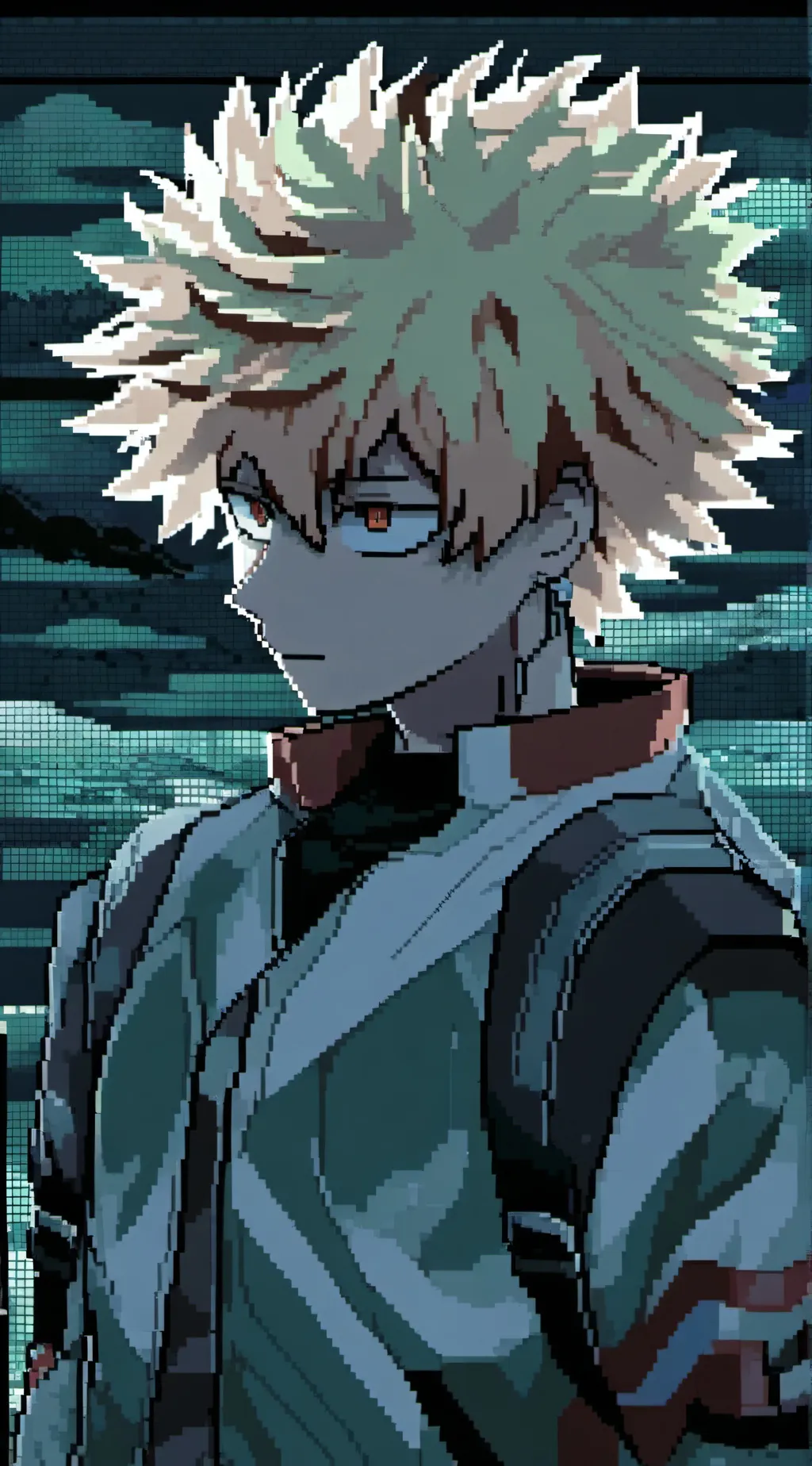 ai character: Katsuki Bakugo background