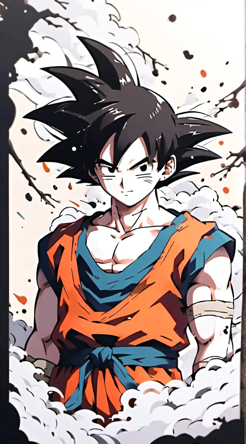 ai character: dragon ball background