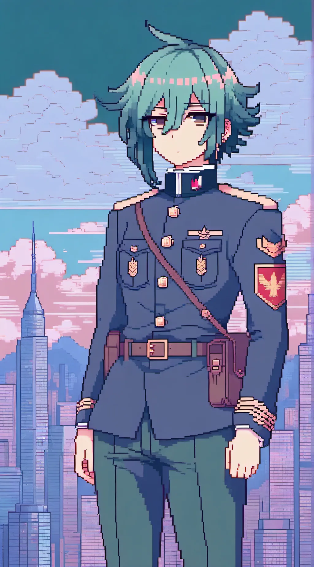 ai character: mha  background