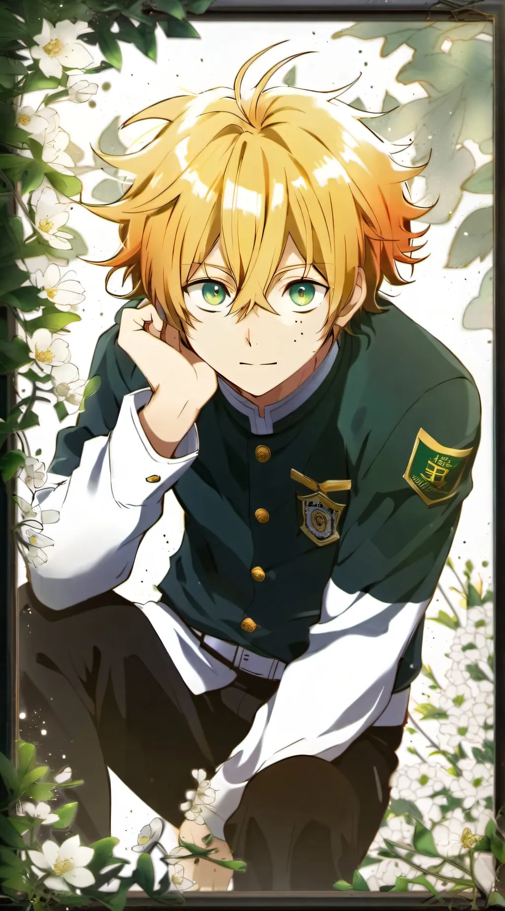 ai character: Bakugo/deku’s son background