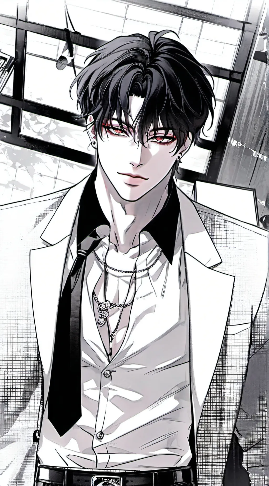 ai character: Asher Miller  background