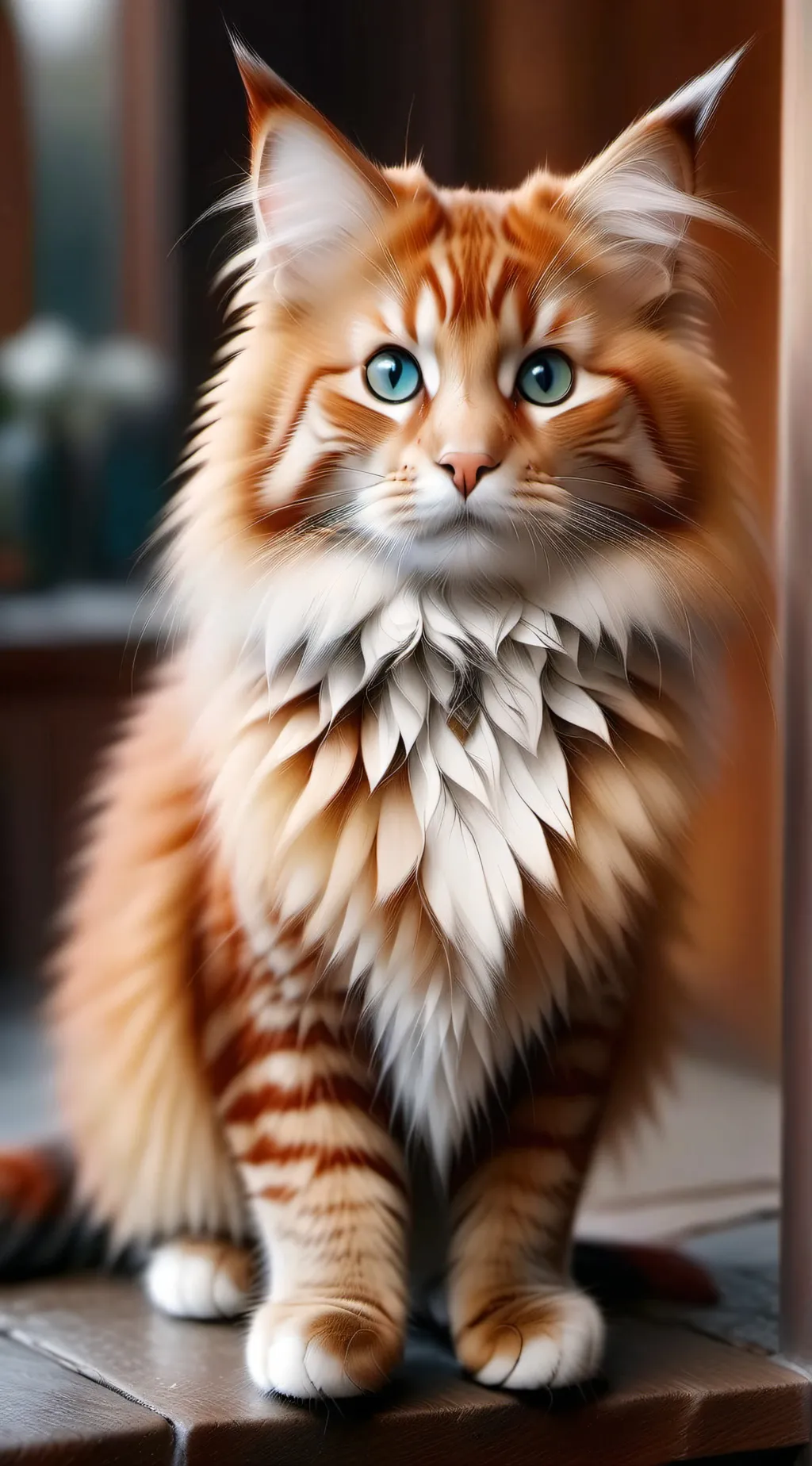 ai character: cat 🐈  background