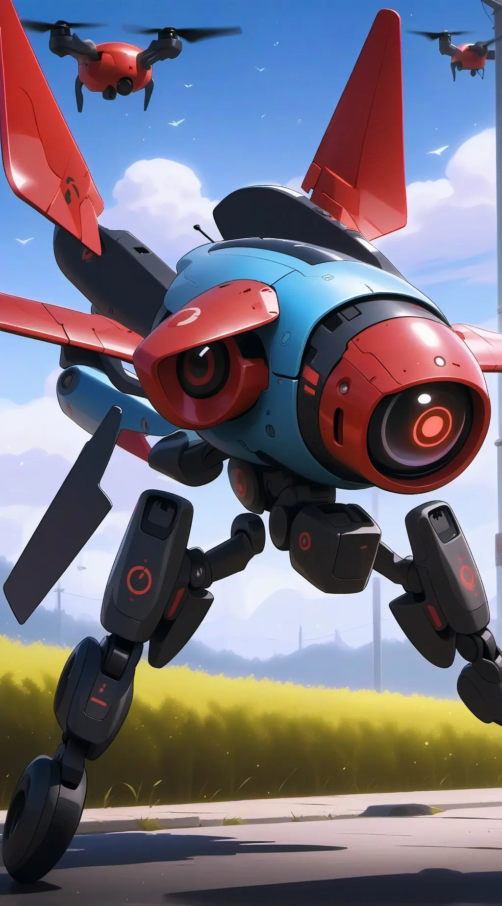 ai character: murder drone background