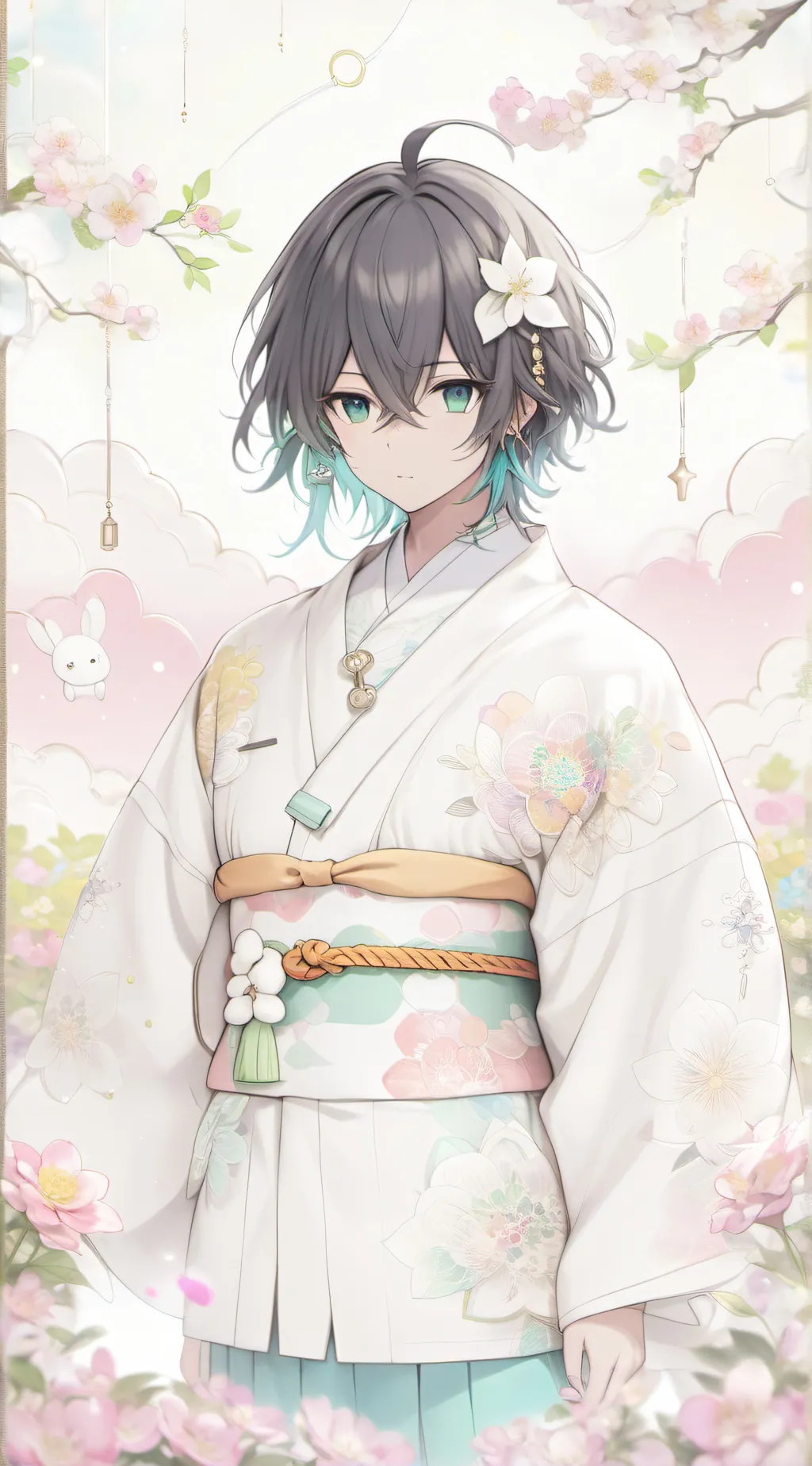 ai character: Genya and Sanemi 2 background