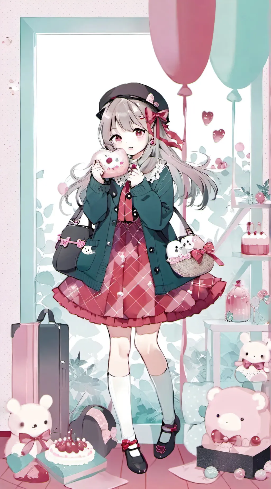 ai character: Luna background