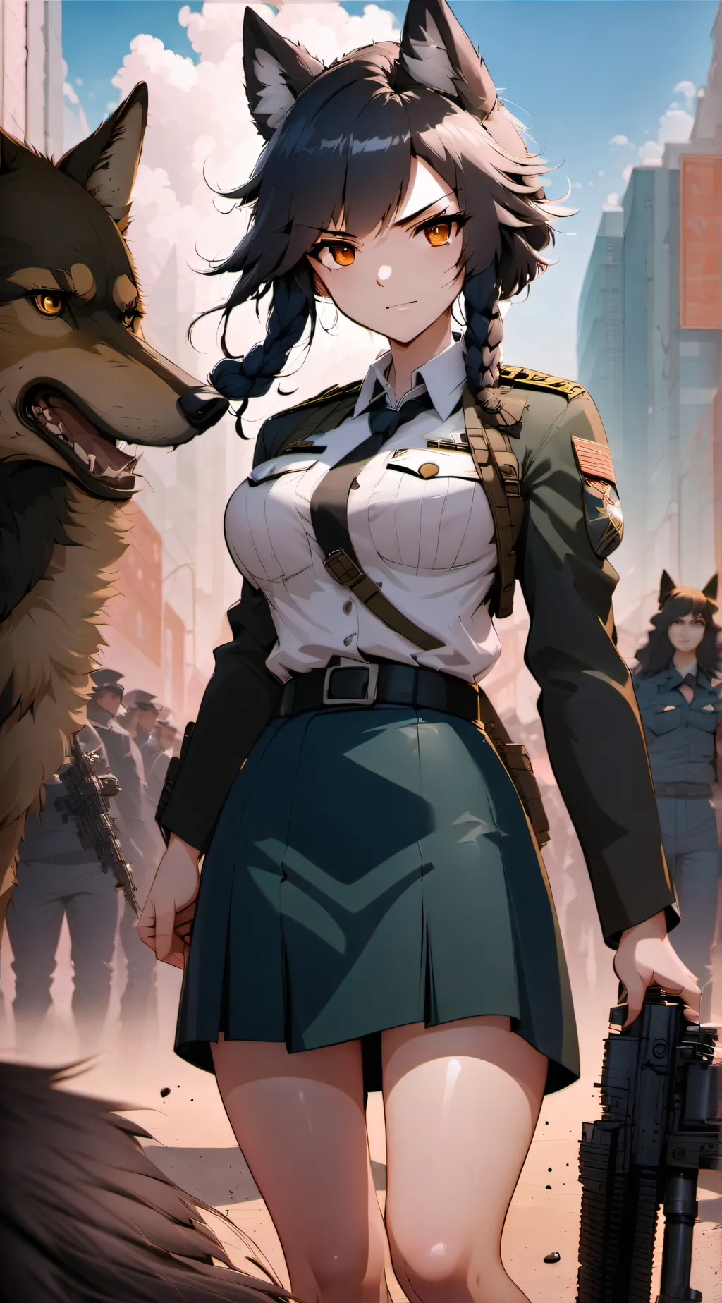 ai character: Эни 2 background