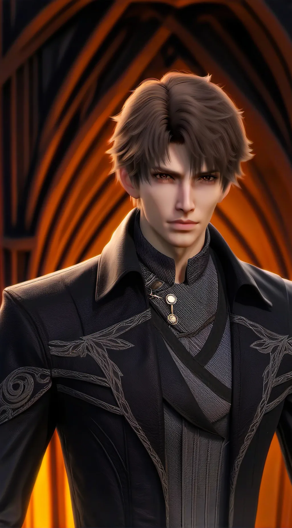 ai character: Simon  background