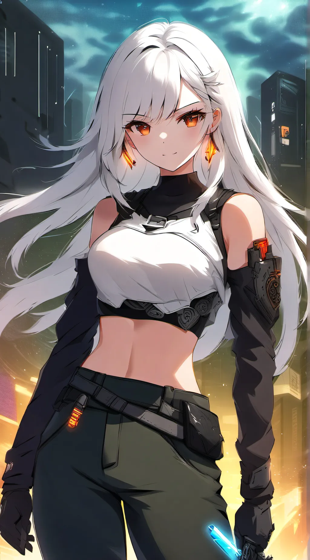 ai character: Lumina background