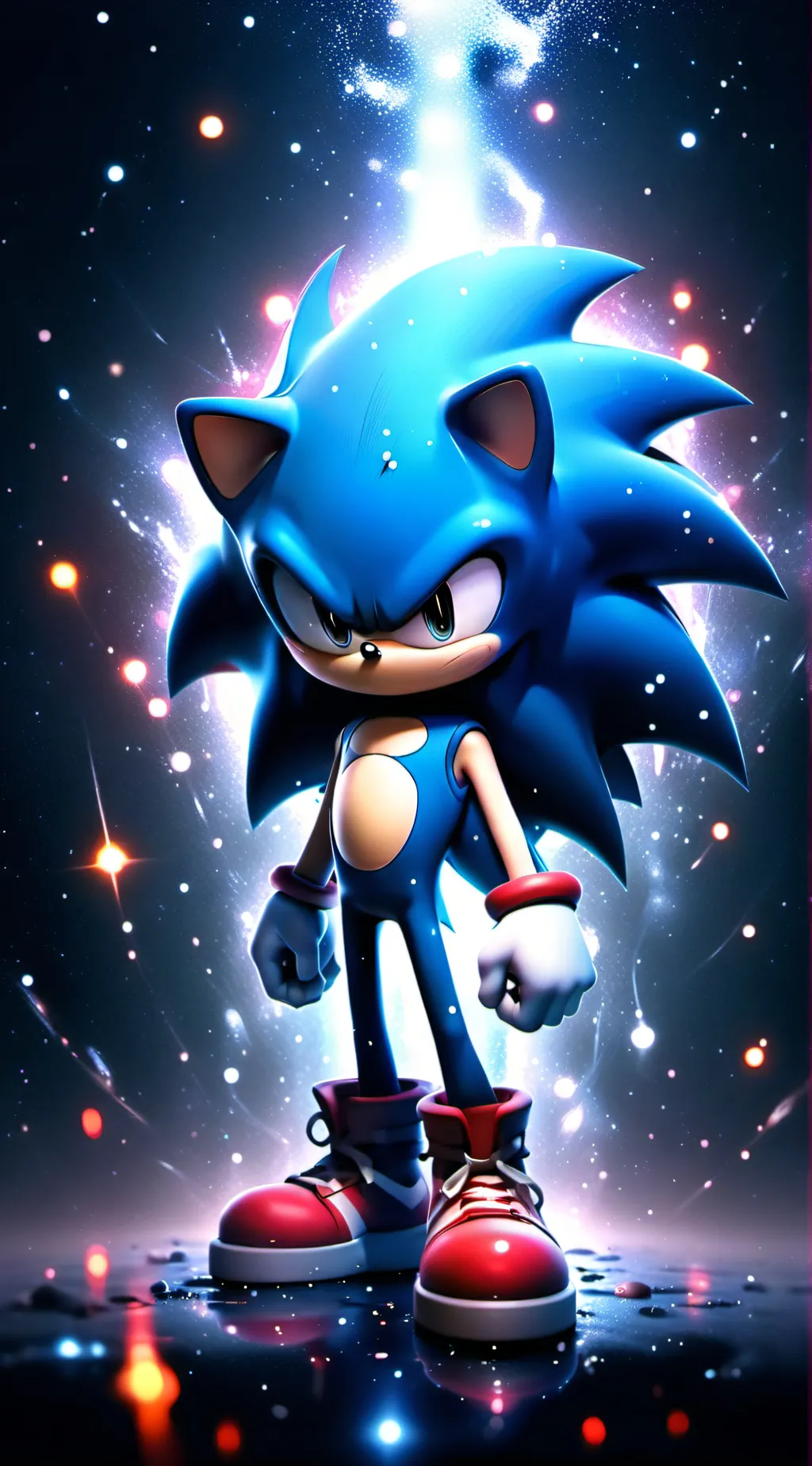 ai character: Sonic EXE  background