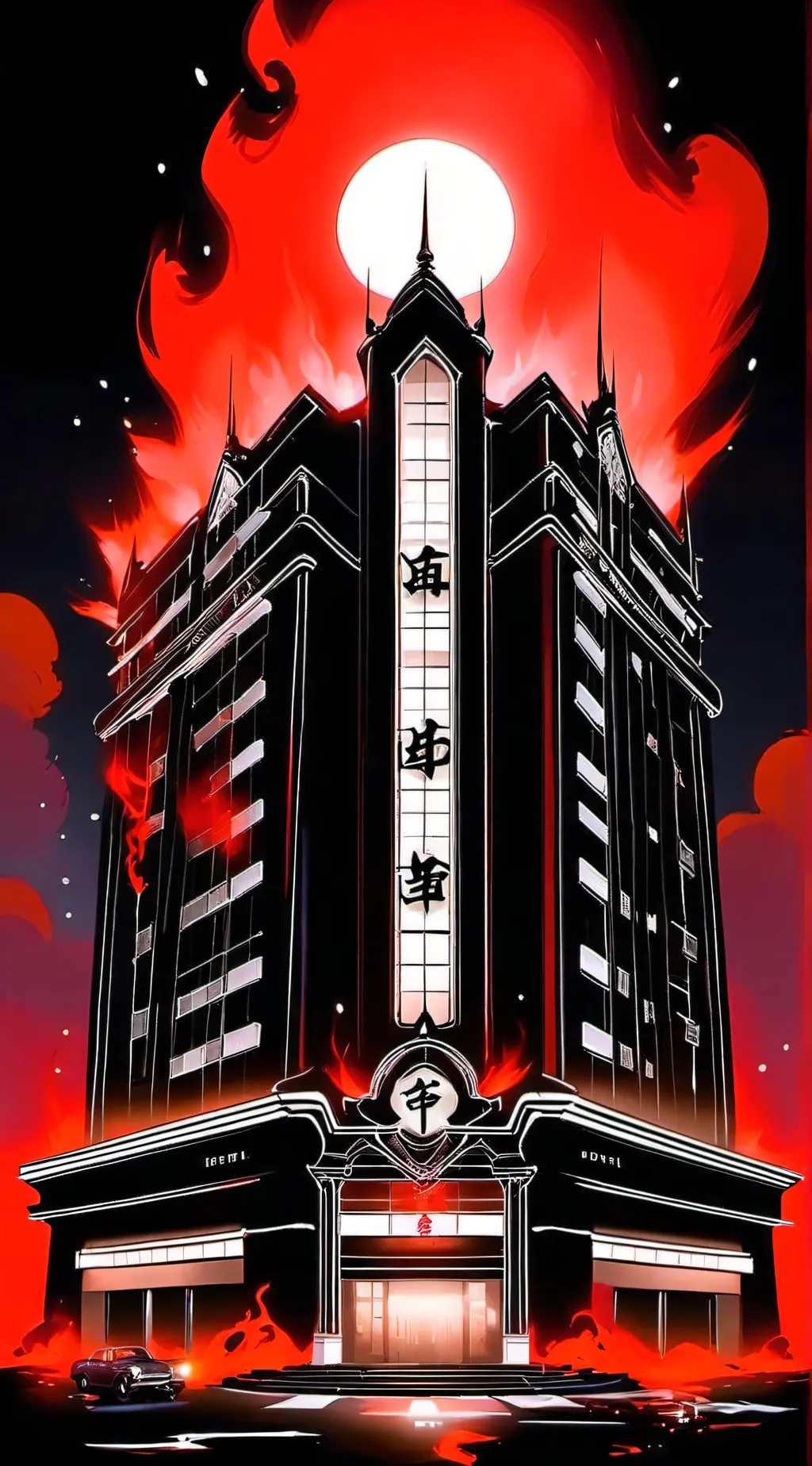 ai character: Hazbin Hotel background