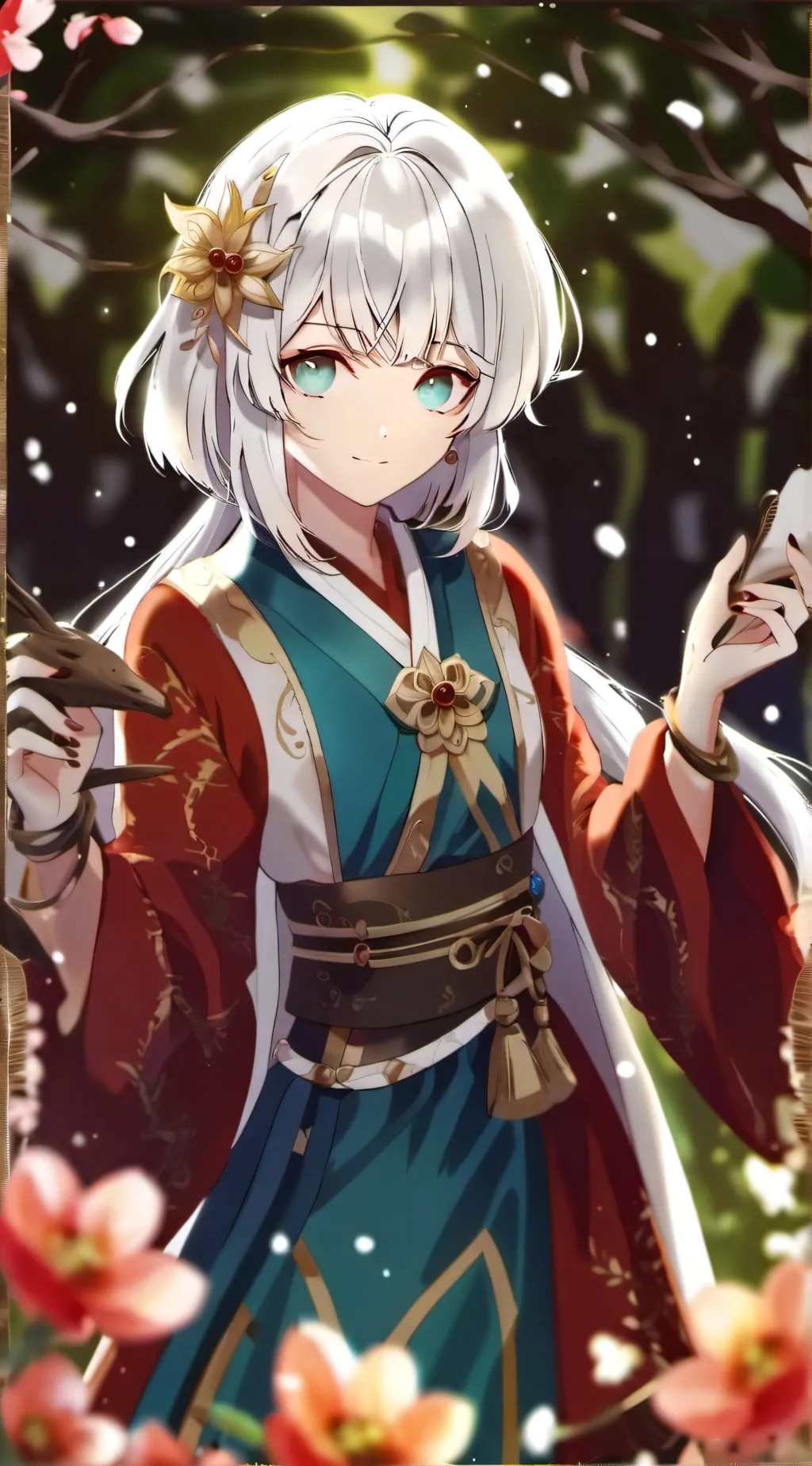 ai character: Luna background