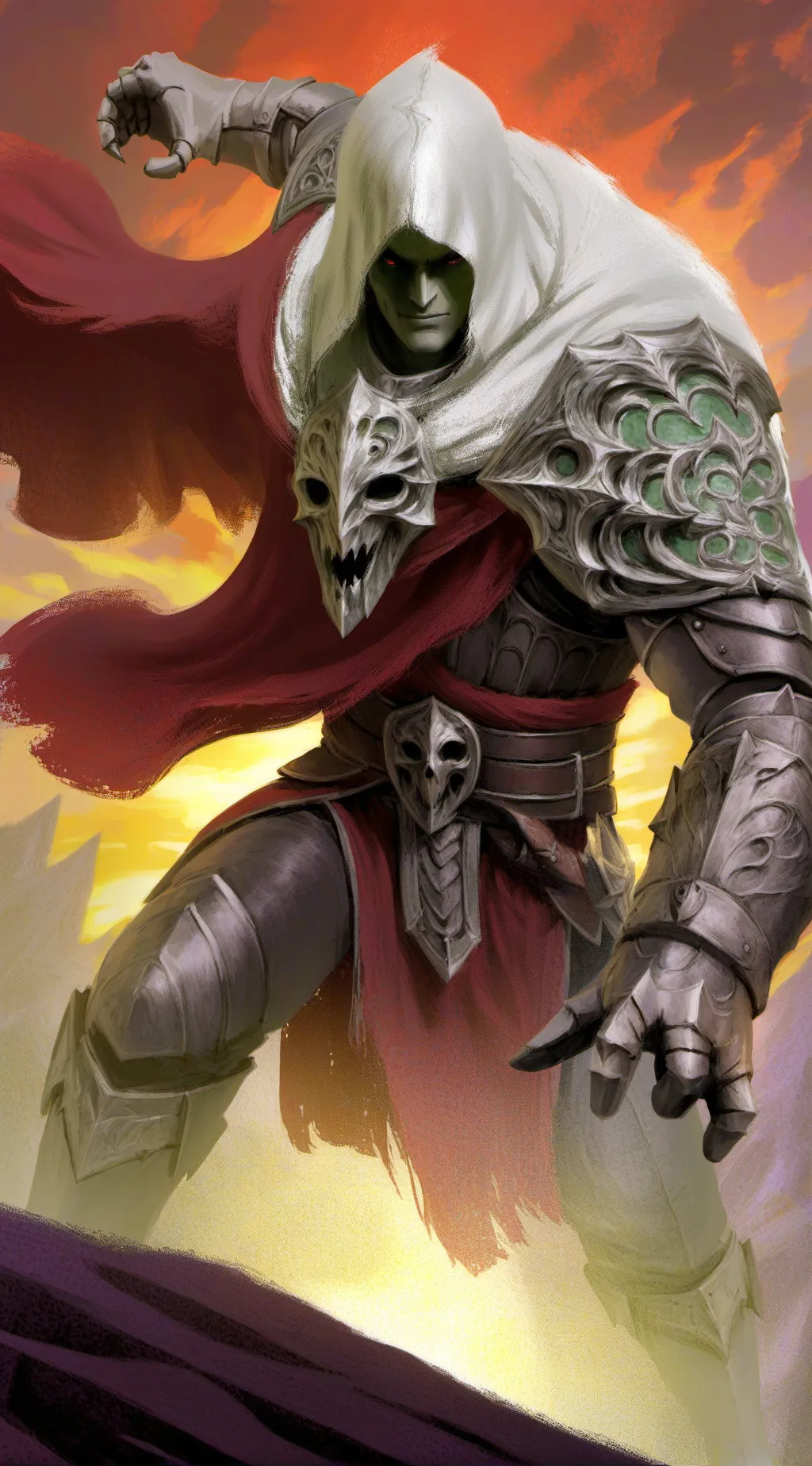 ai character: shadow background