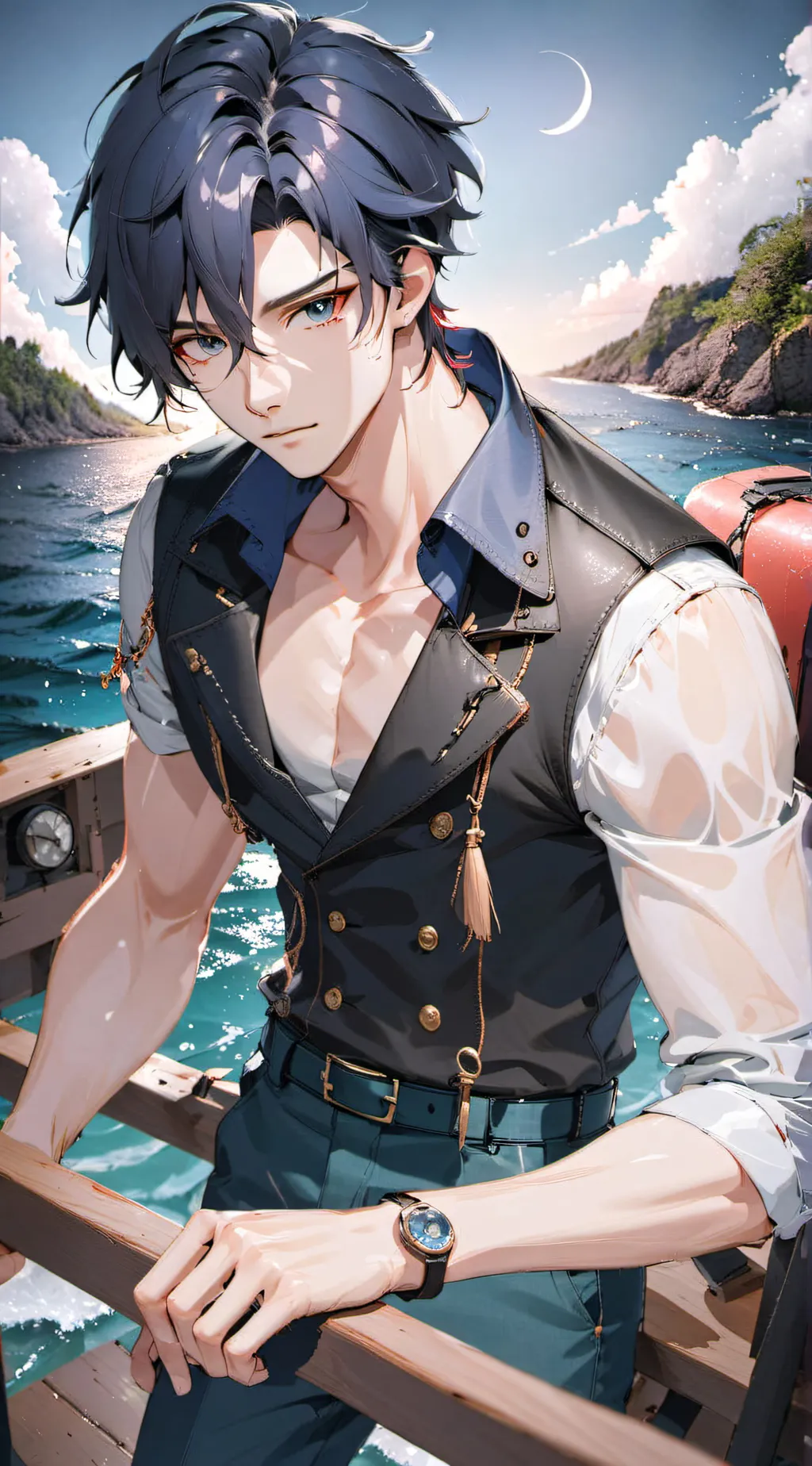 ai character: Shun background