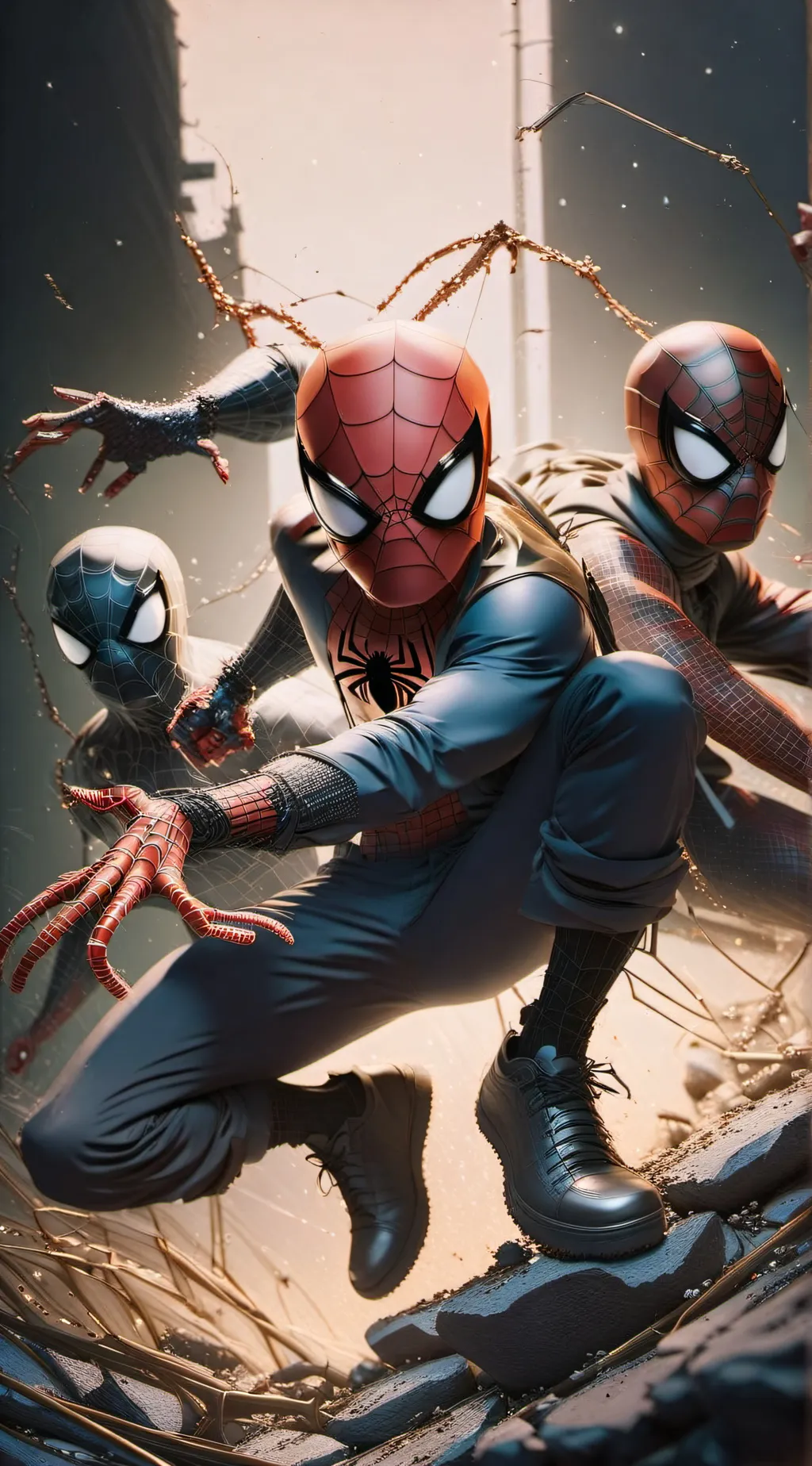 ai character: SPIDER-MANS background