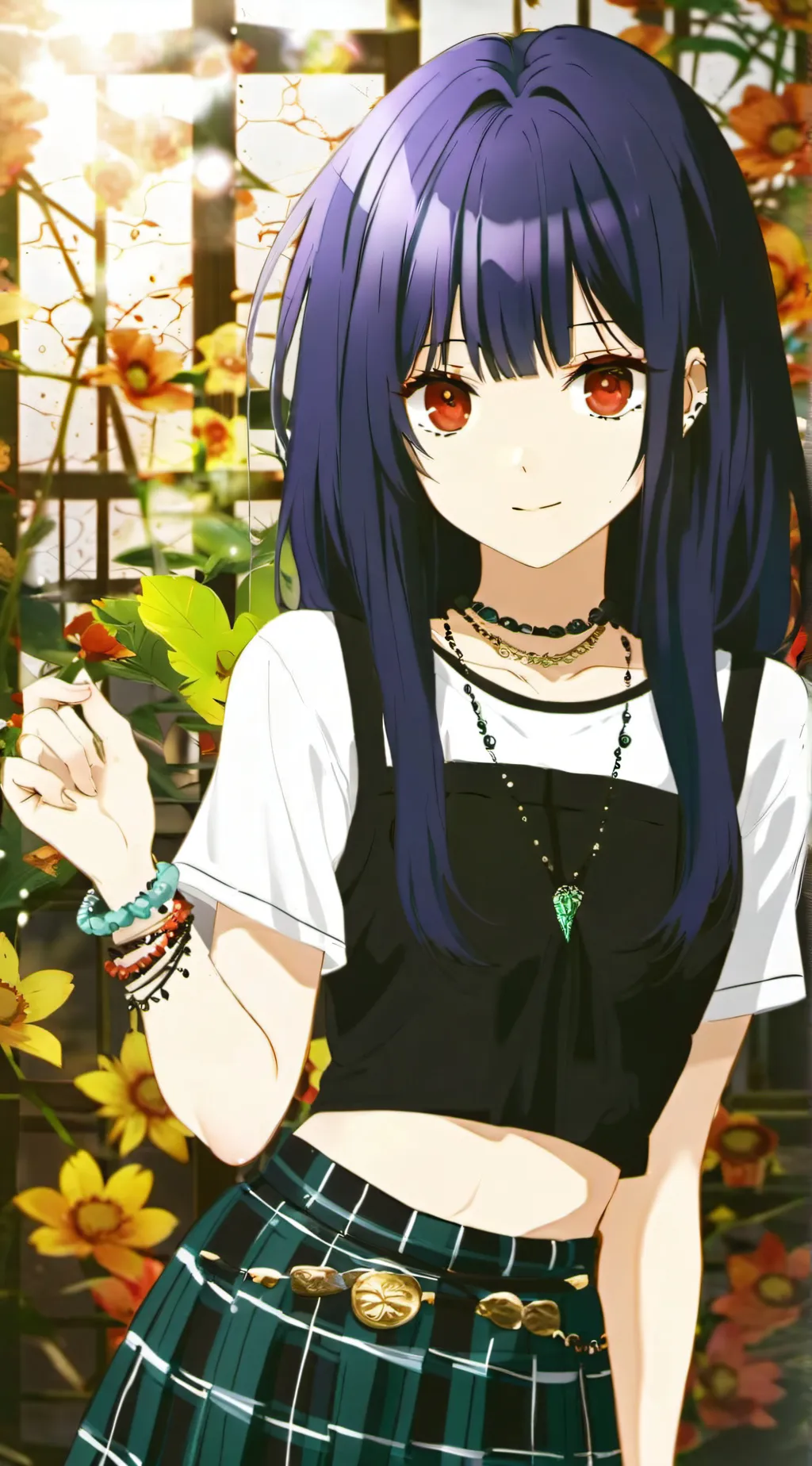 ai character: Amethyst background