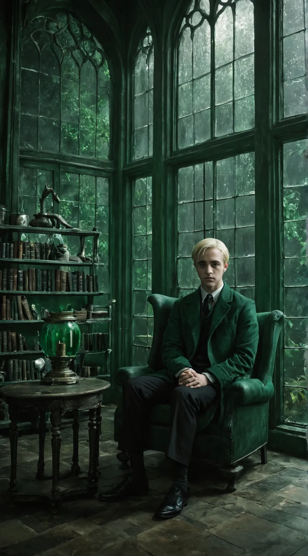 ai character: draco malfoy background