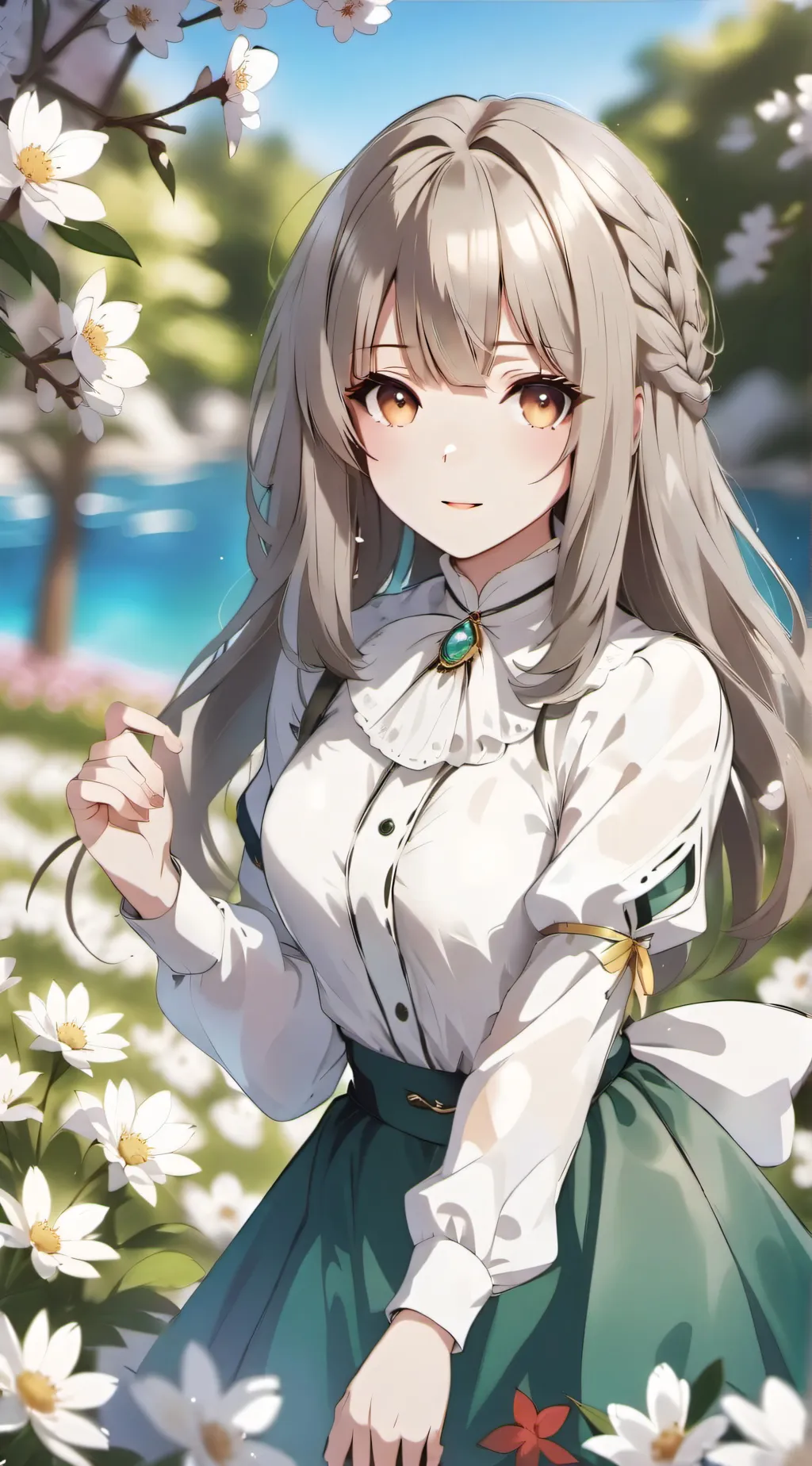 ai character: Camellia background