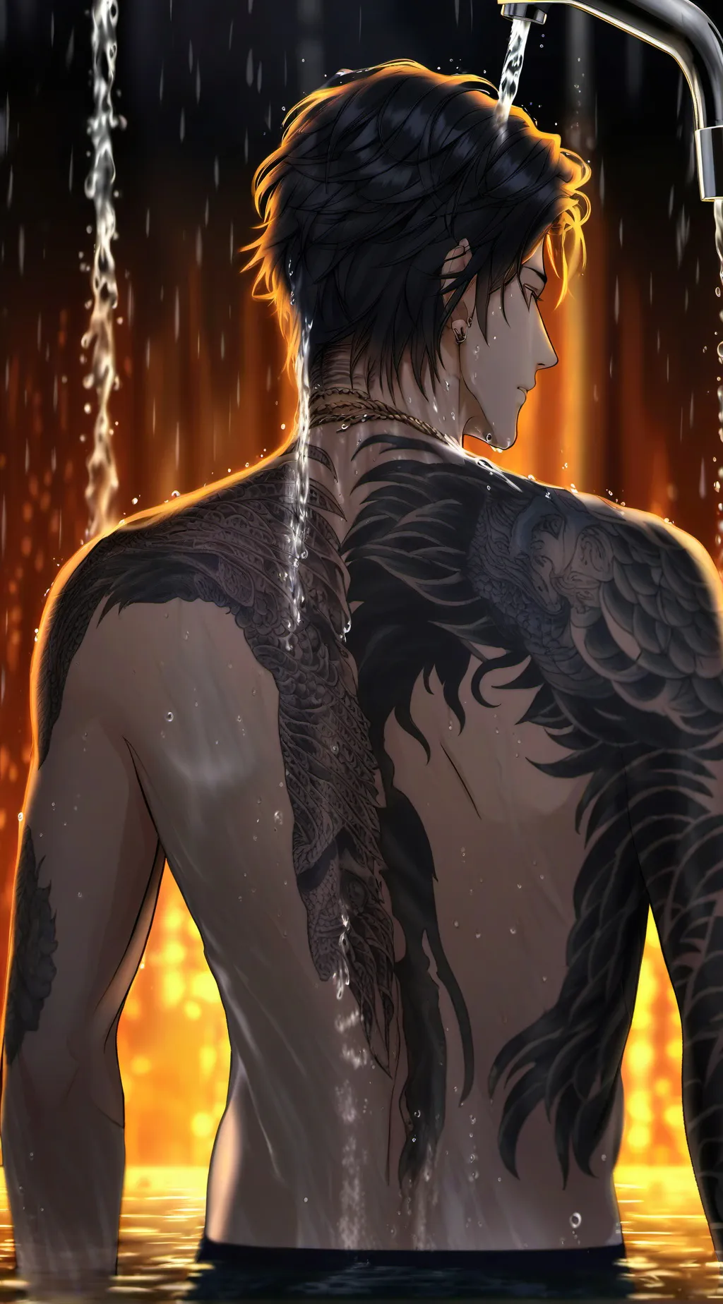 ai character: Phoenix  background