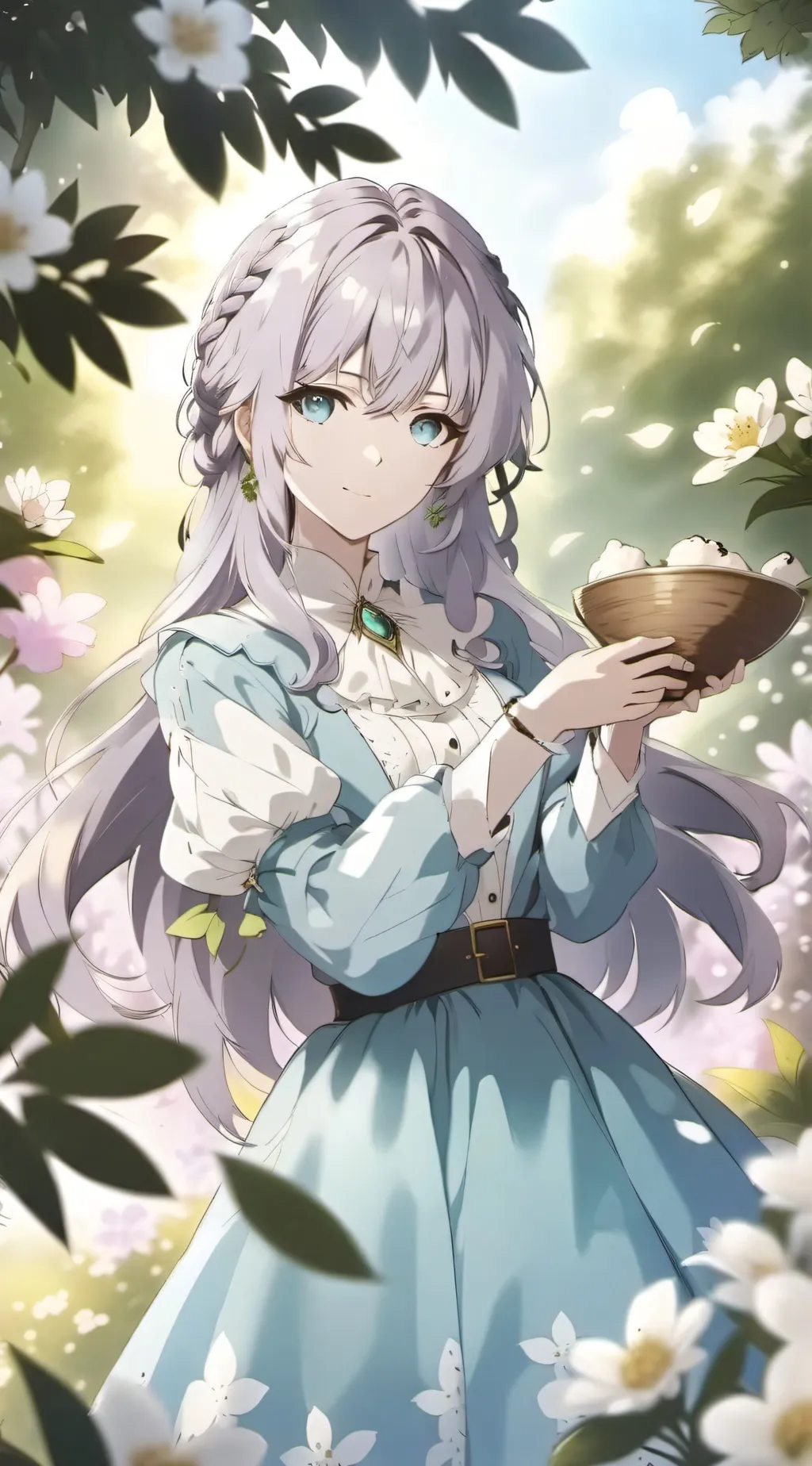 ai character: Home.  background