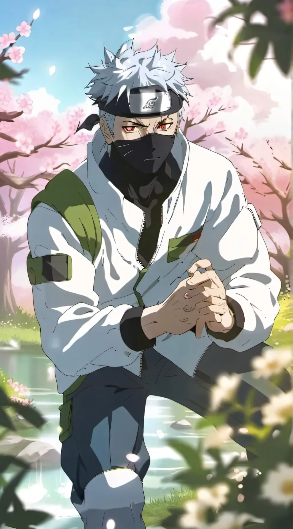 ai character: kakashi background