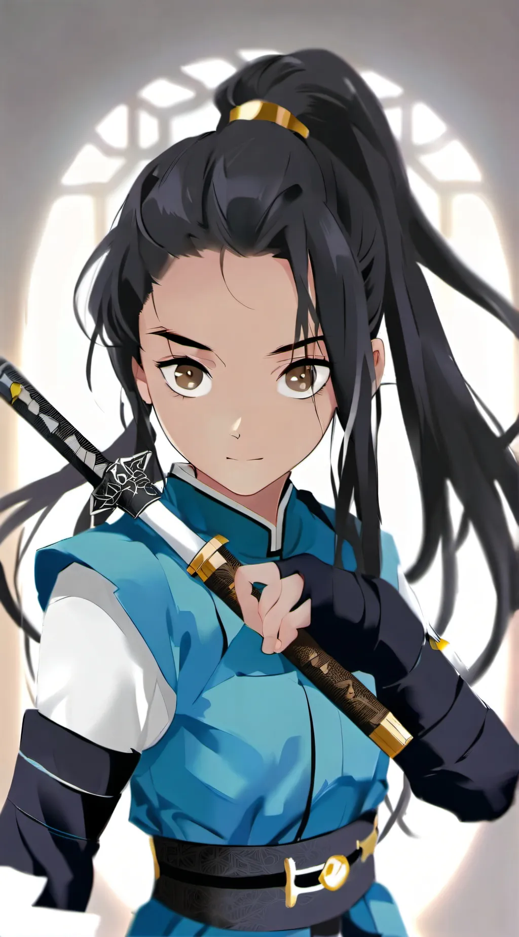 ai character: demon slayer background