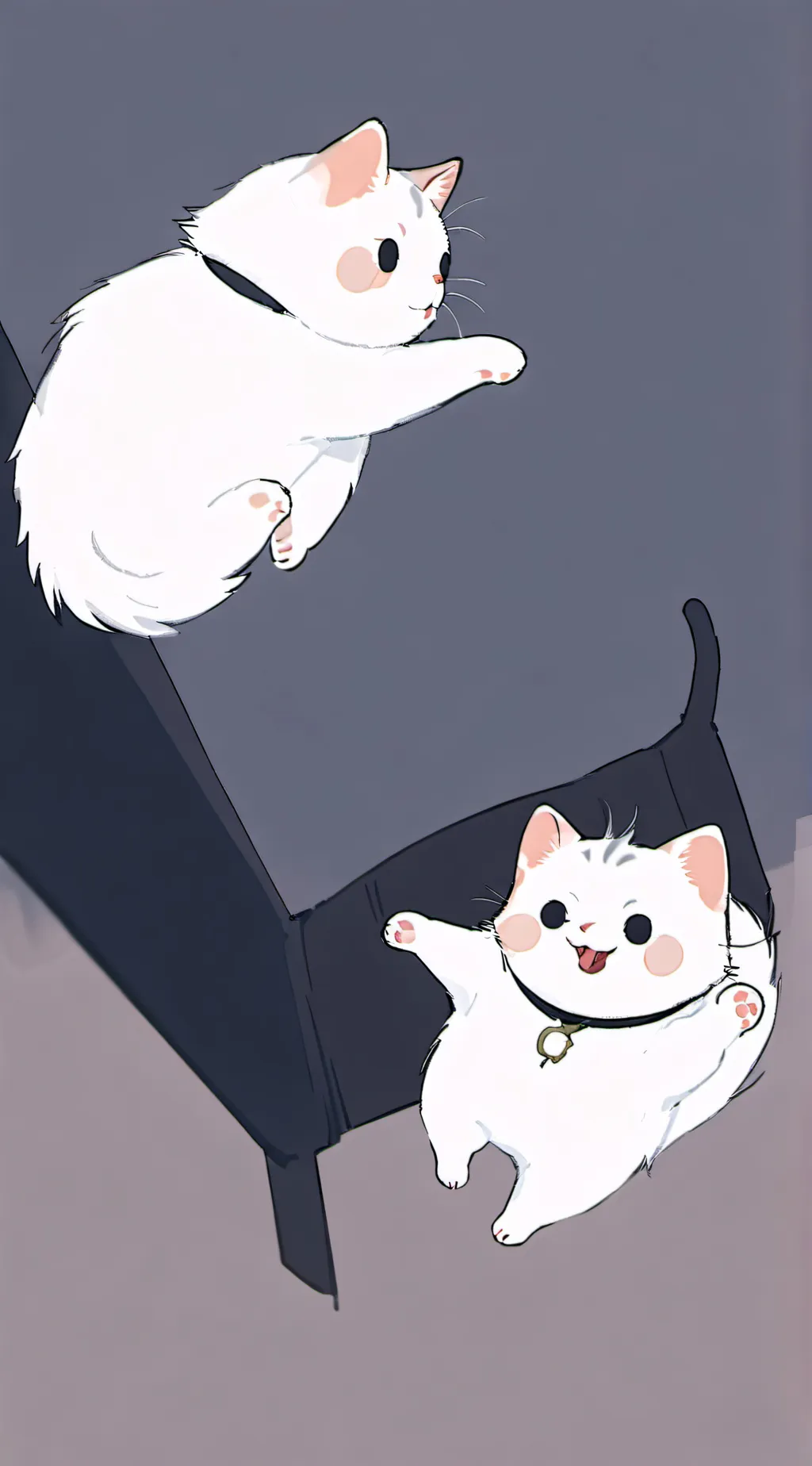 ai character: Pregnant cat background