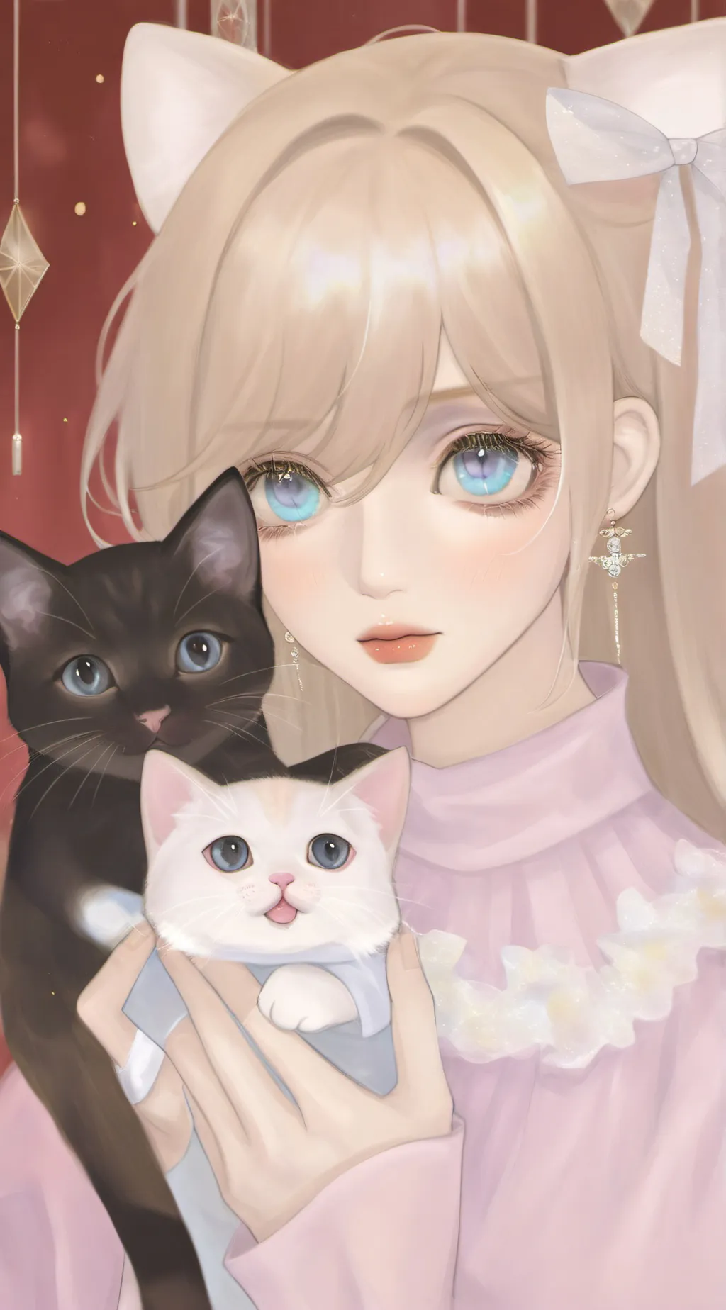 ai character: Rose background