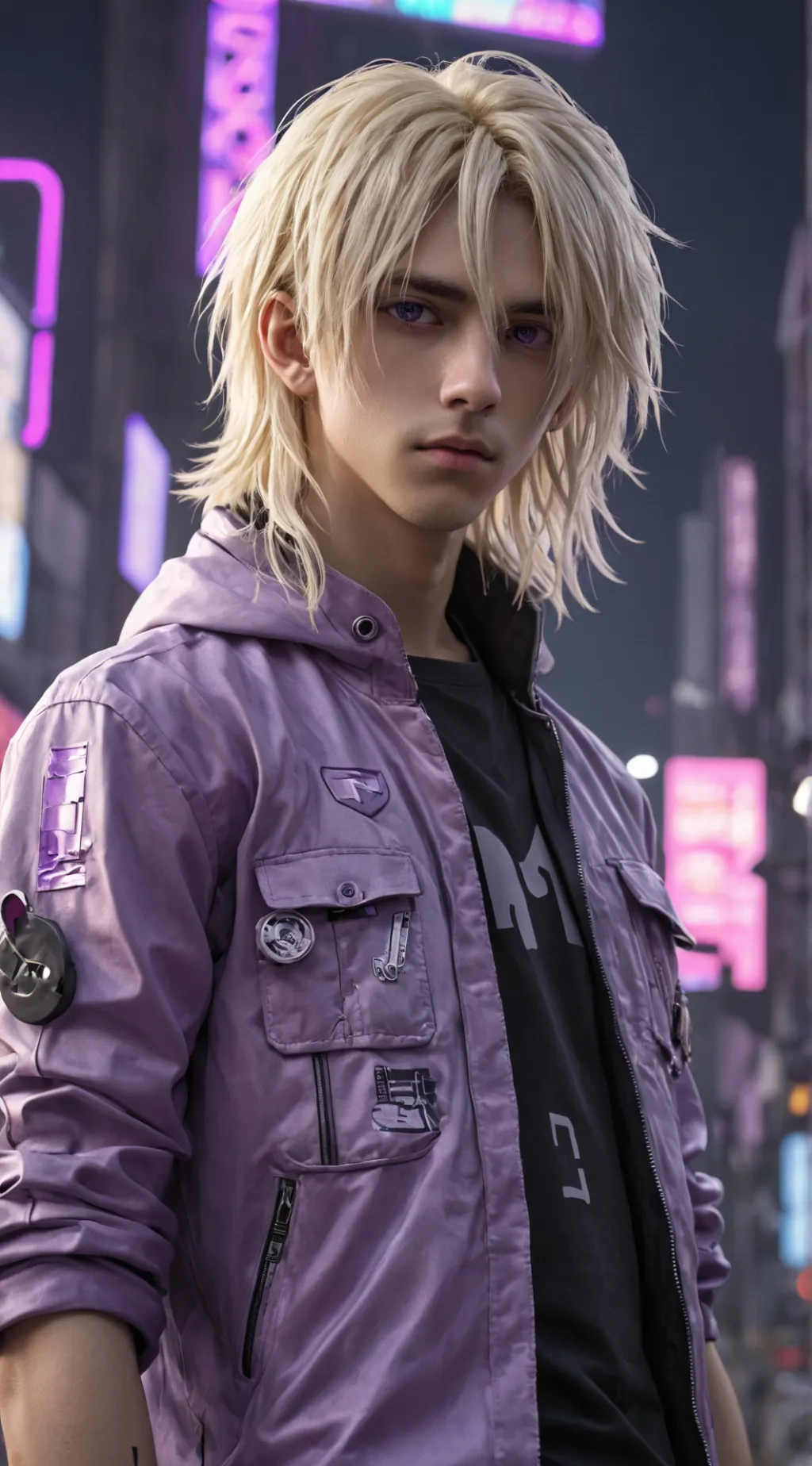 ai character: BladeRunner Legacy background