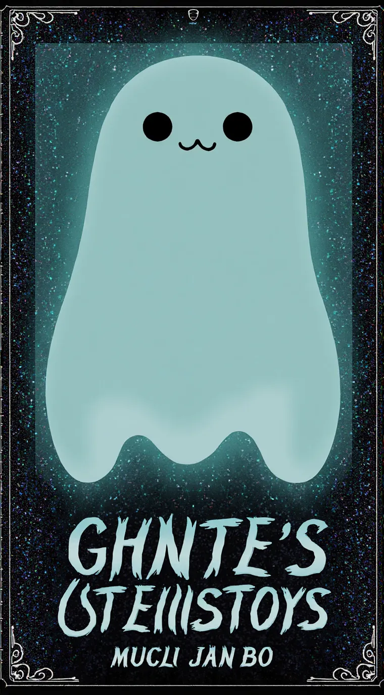 ai character: Cute ghost background
