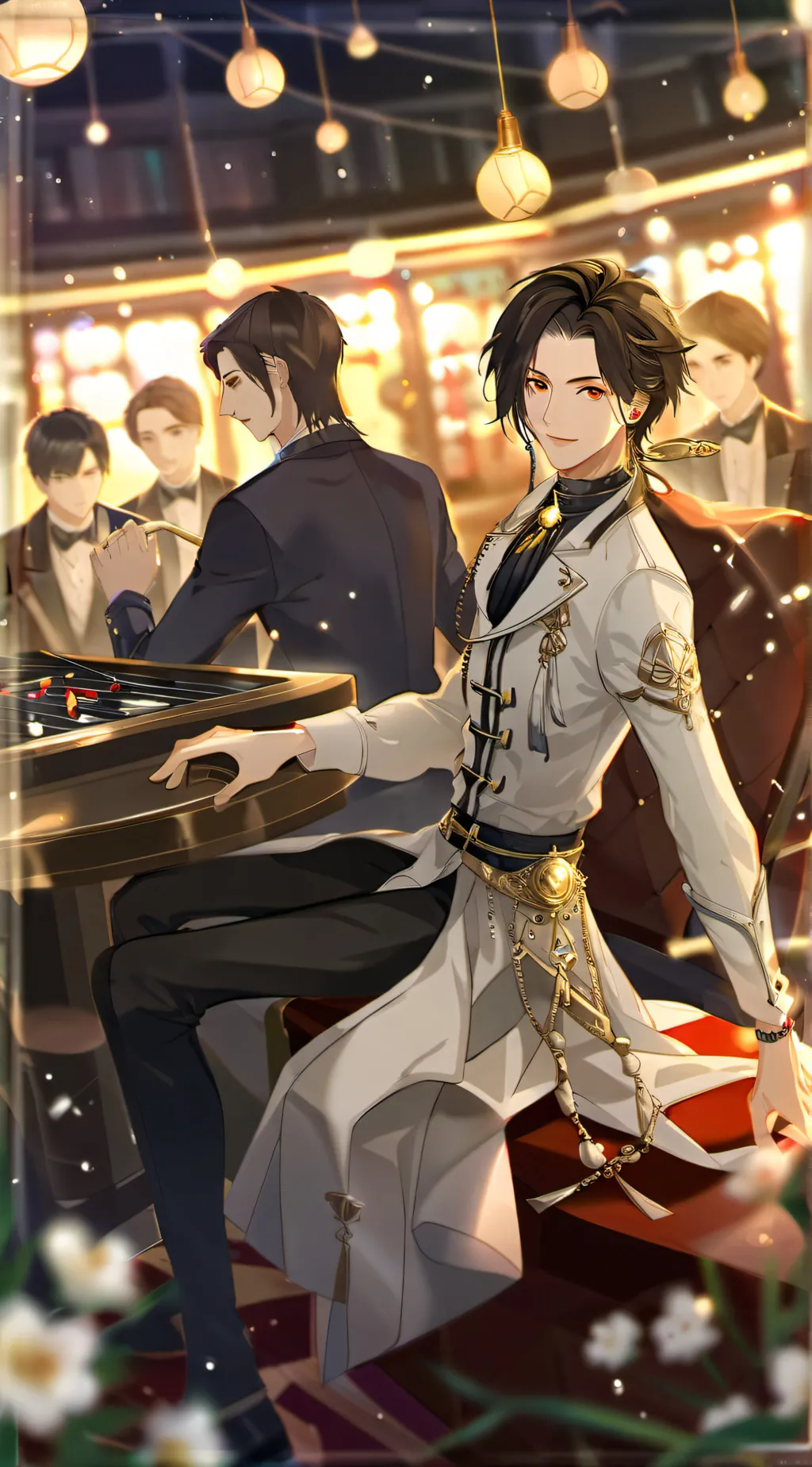 ai character: Valetino~ background