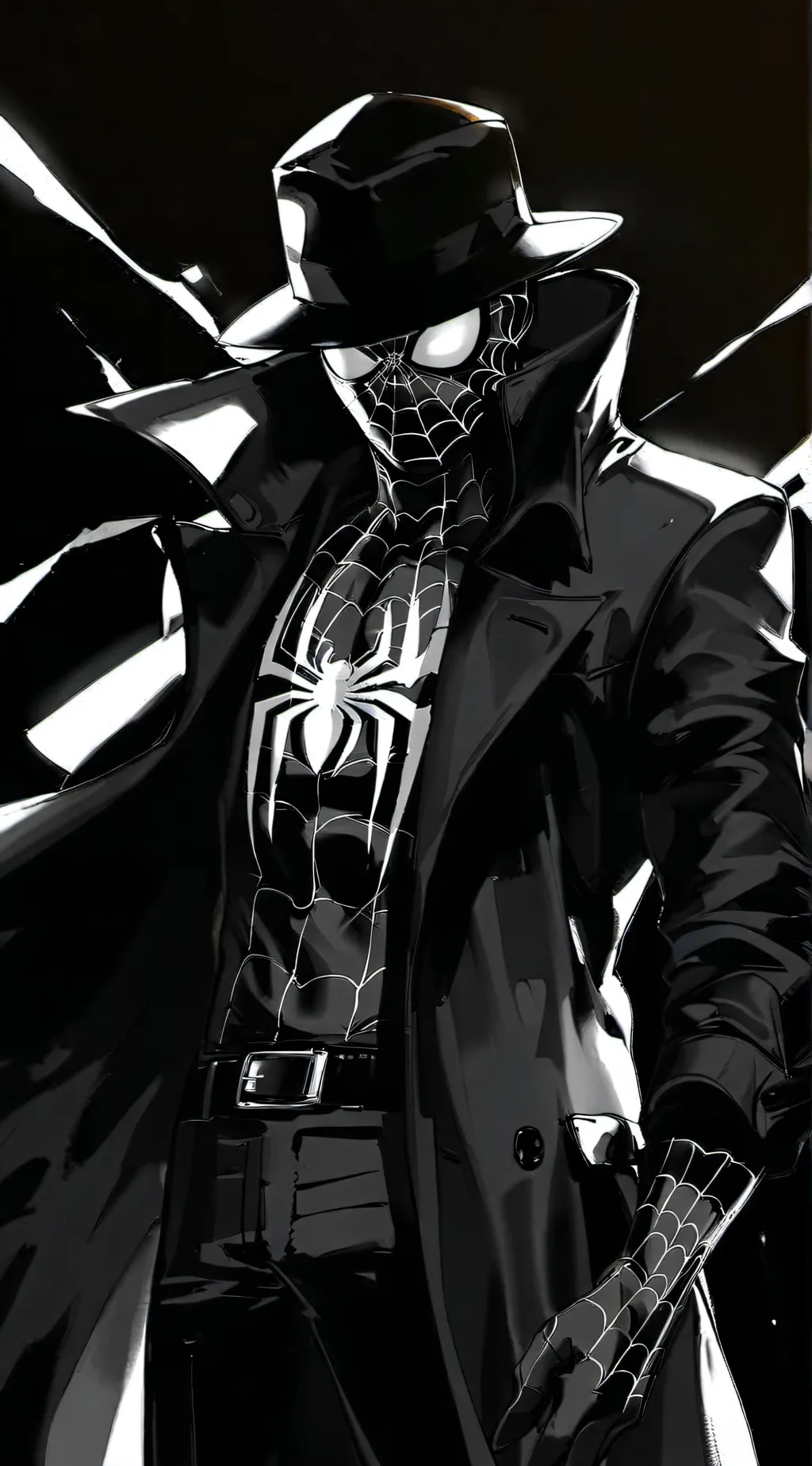 ai character: Spider Noir background