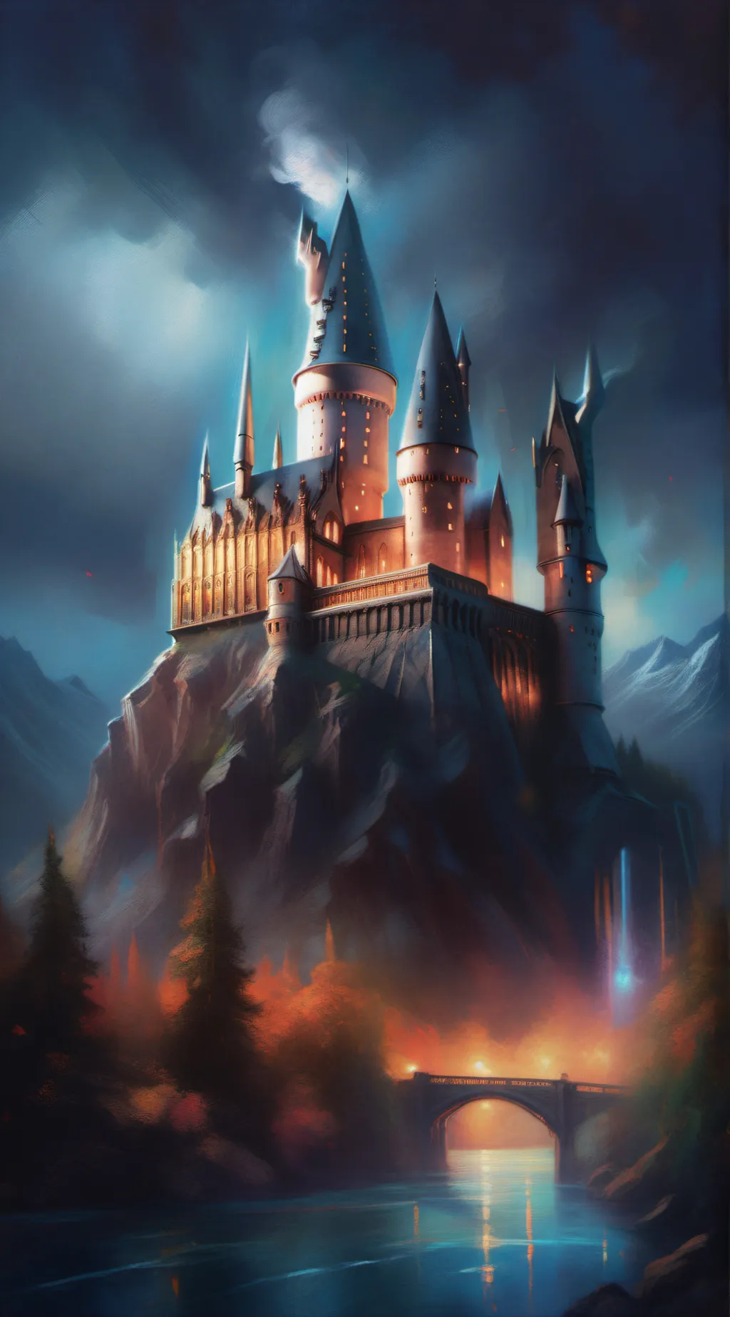 ai character: Yule ball background