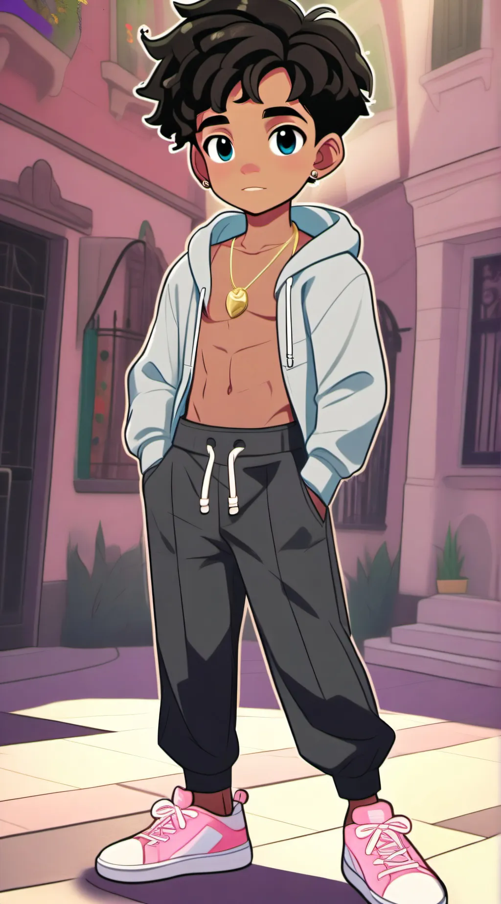 ai character: Daniel  background