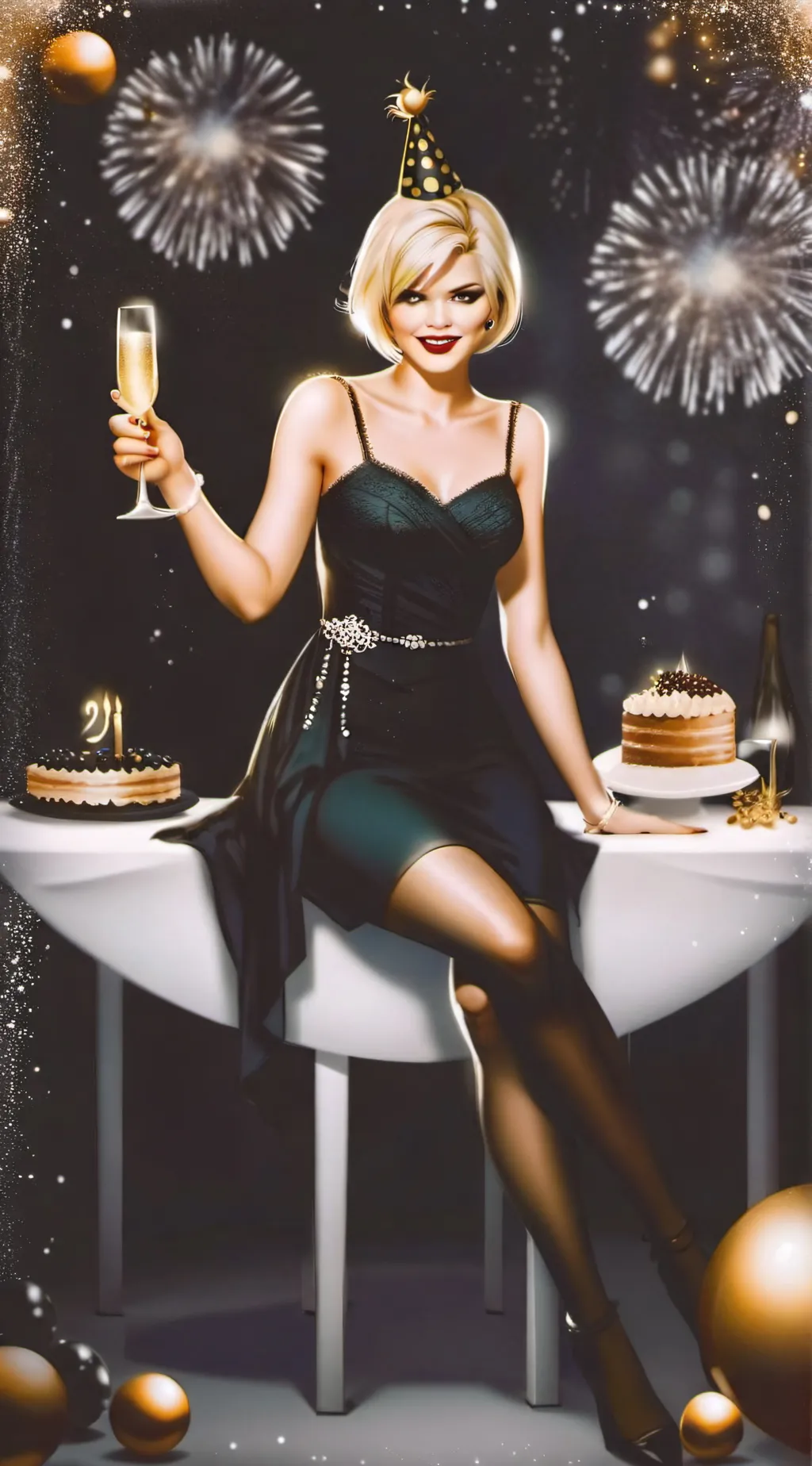 Talkie AI - Chat with New Year Eve Party