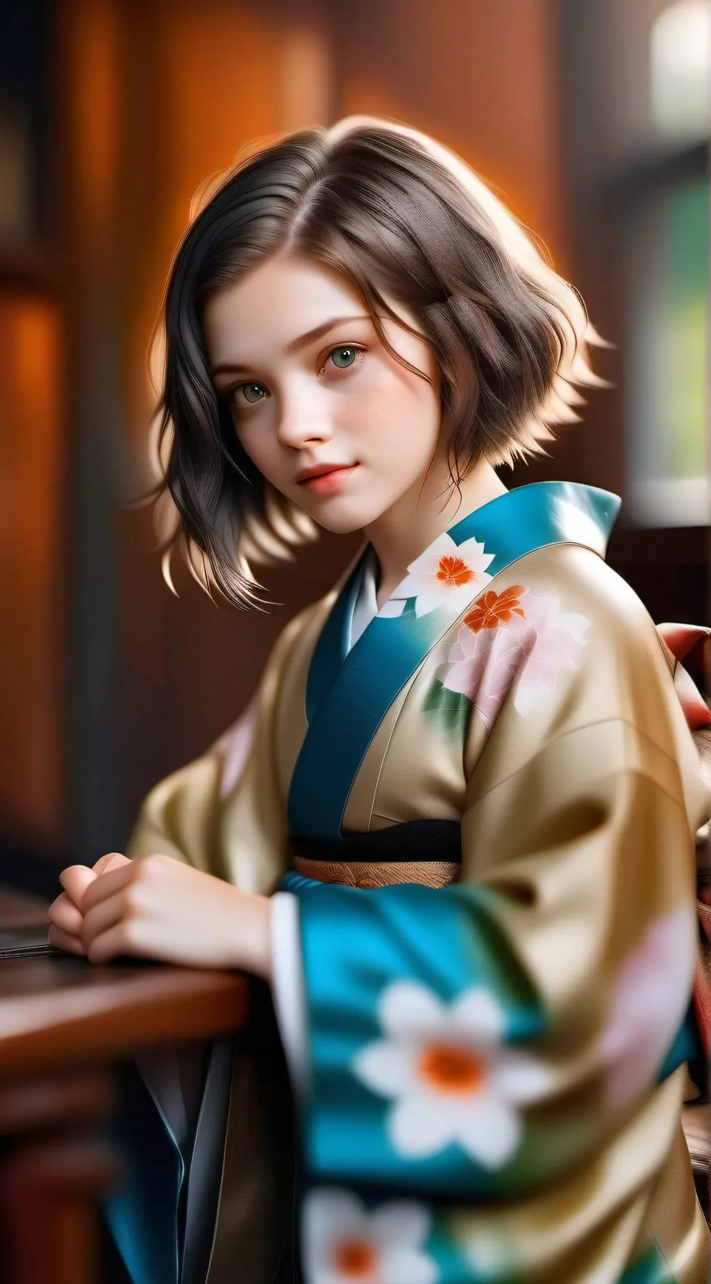 ai character: shipwrecked Mia background