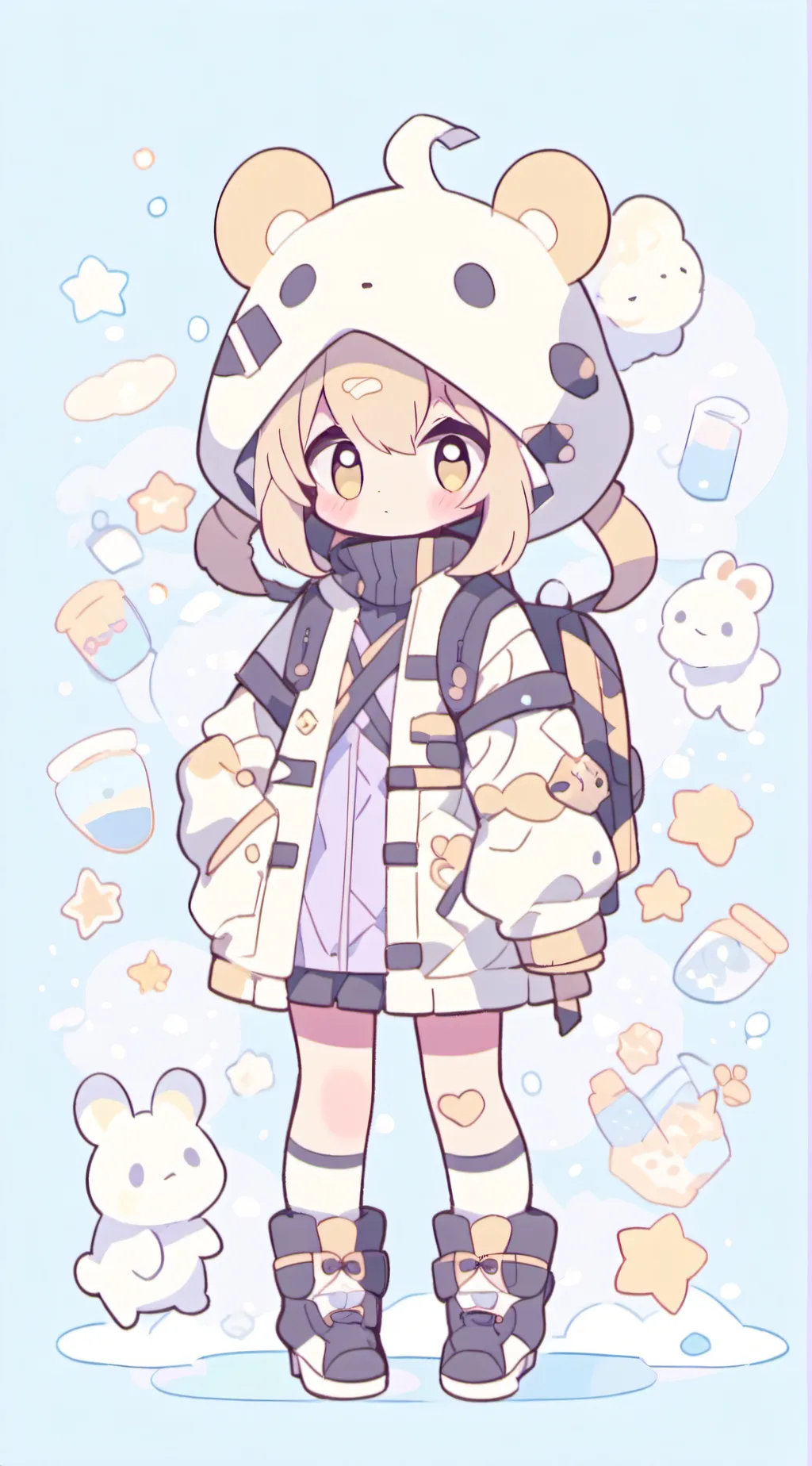 ai character: Me :) background