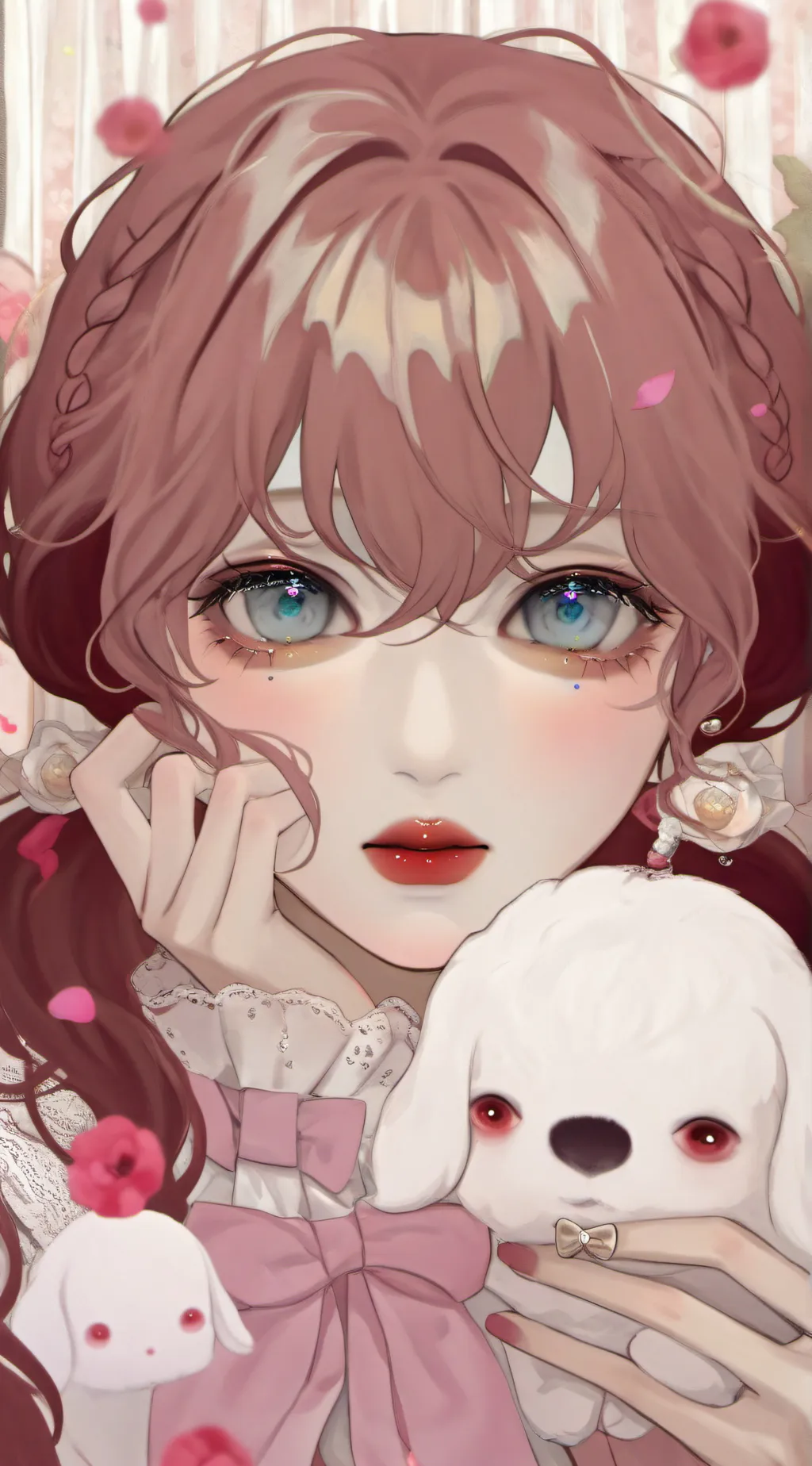 ai character: Luna Rose background