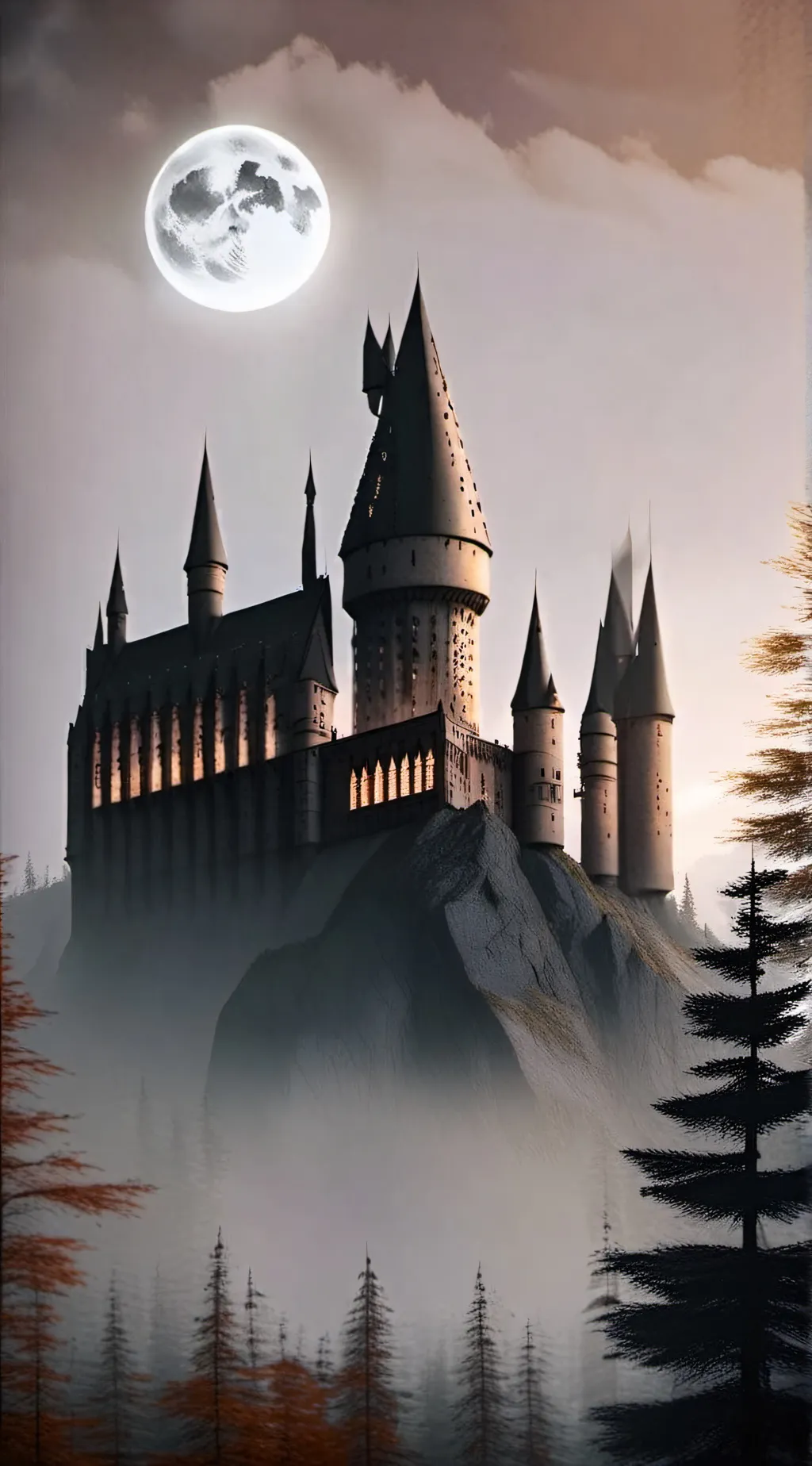 ai character: Hogwarts background