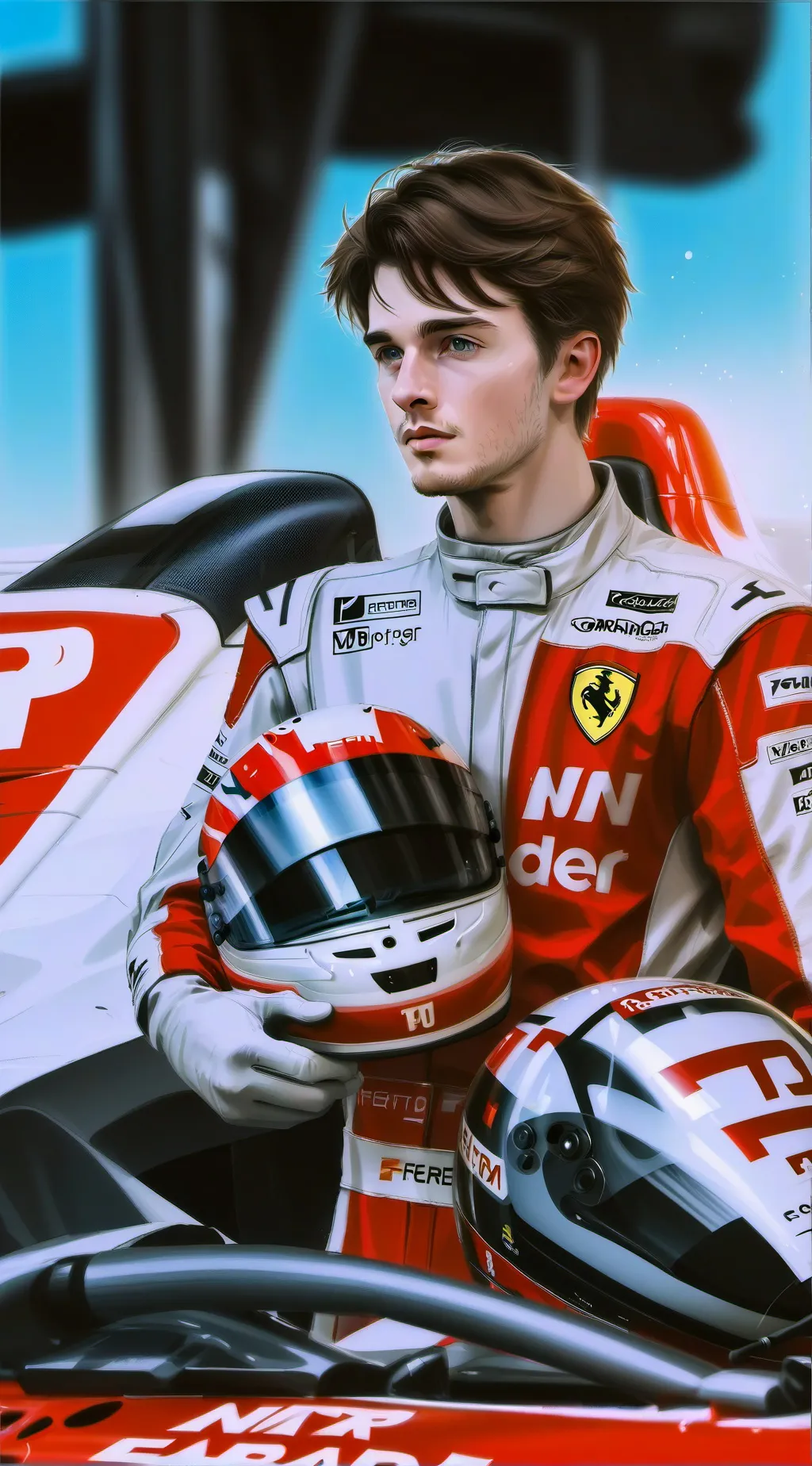 ai character: Charles Leclerc background