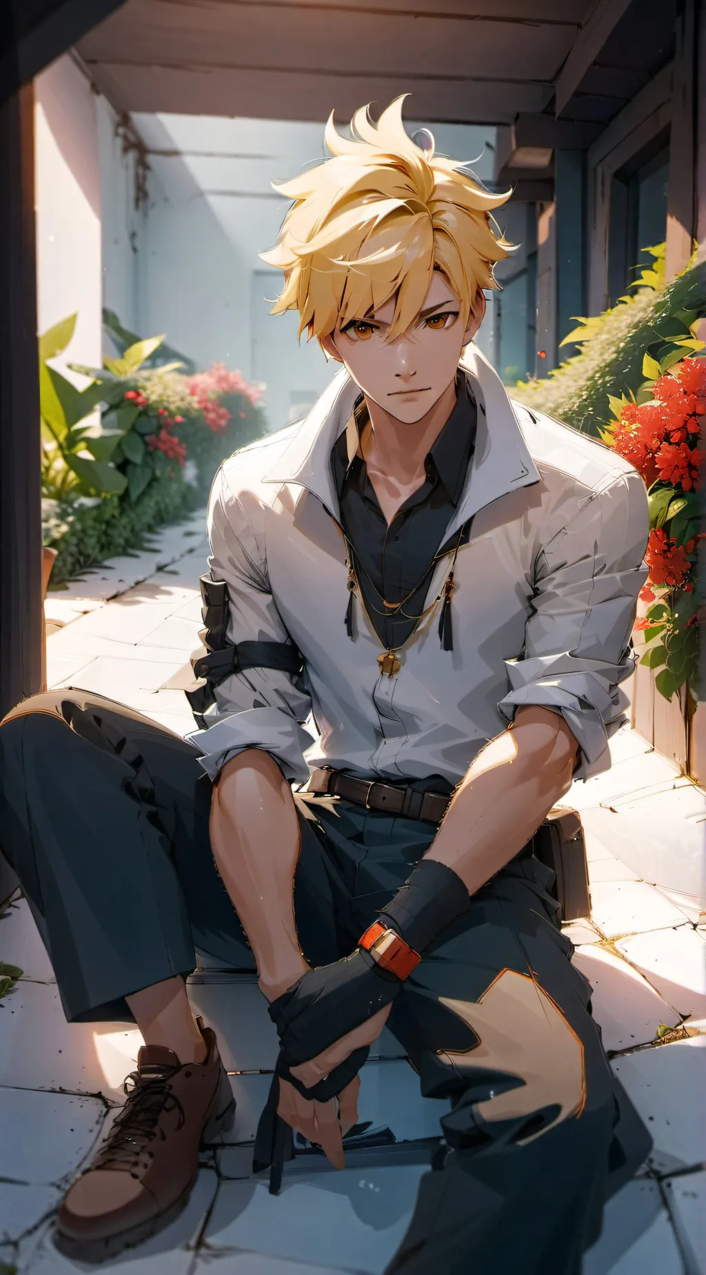 ai character: Aaron background