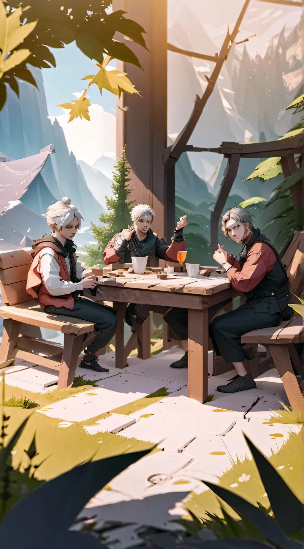 ai character: Geon/Karl/Chris background