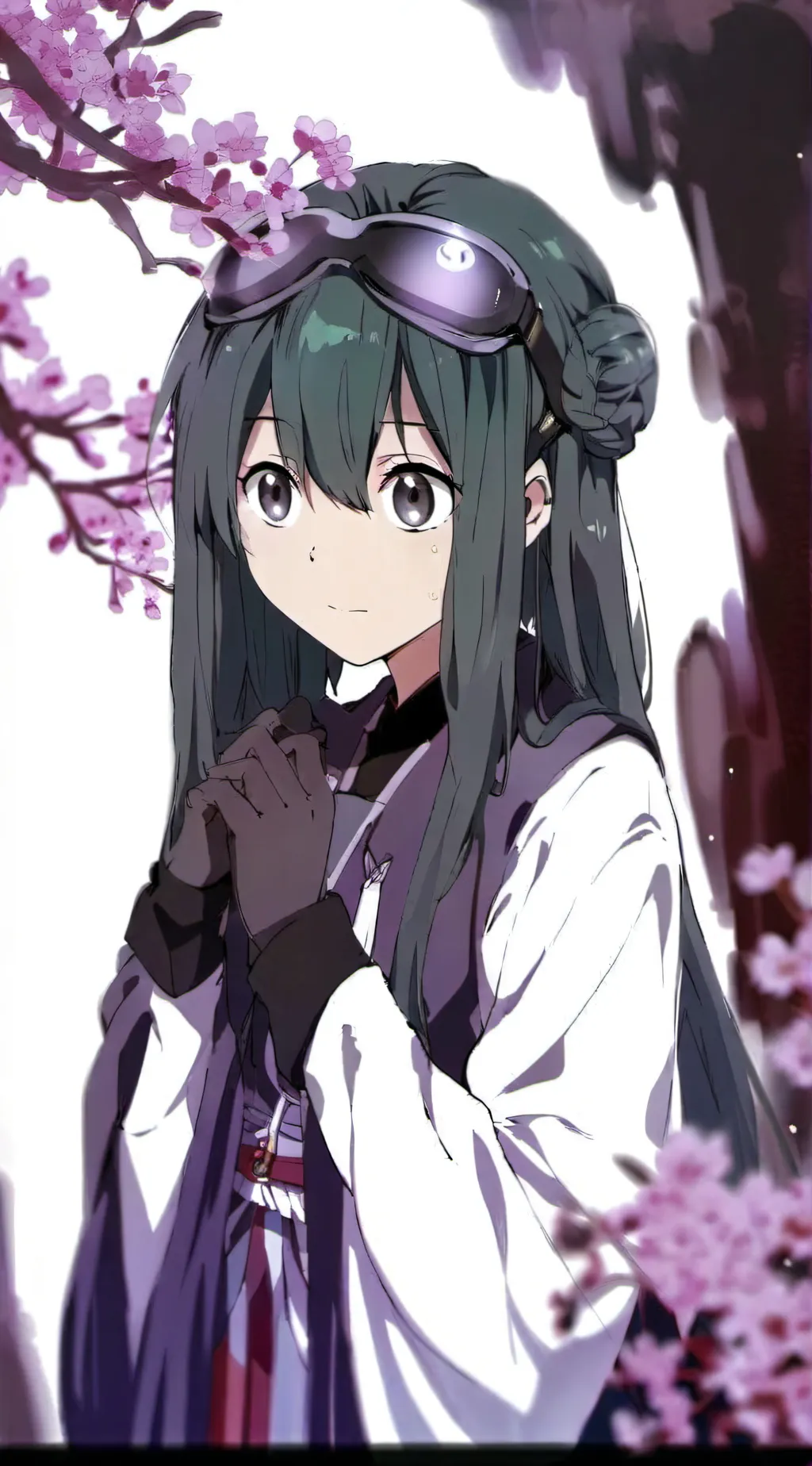 ai character: tsuyu asui background