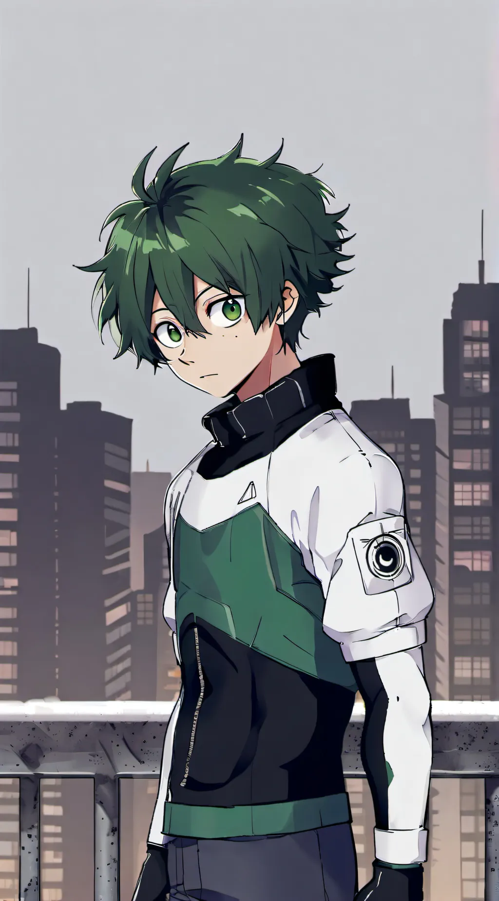 ai character: Izuku Midoriya background